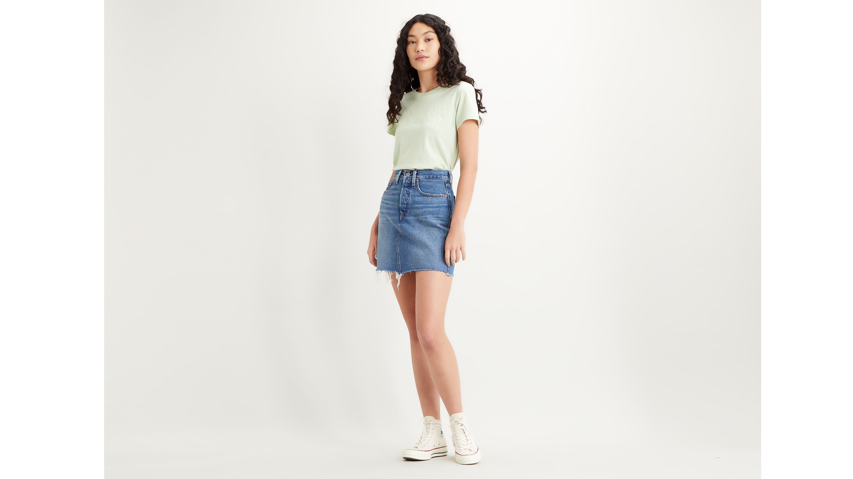 deconstructed skirt levi's