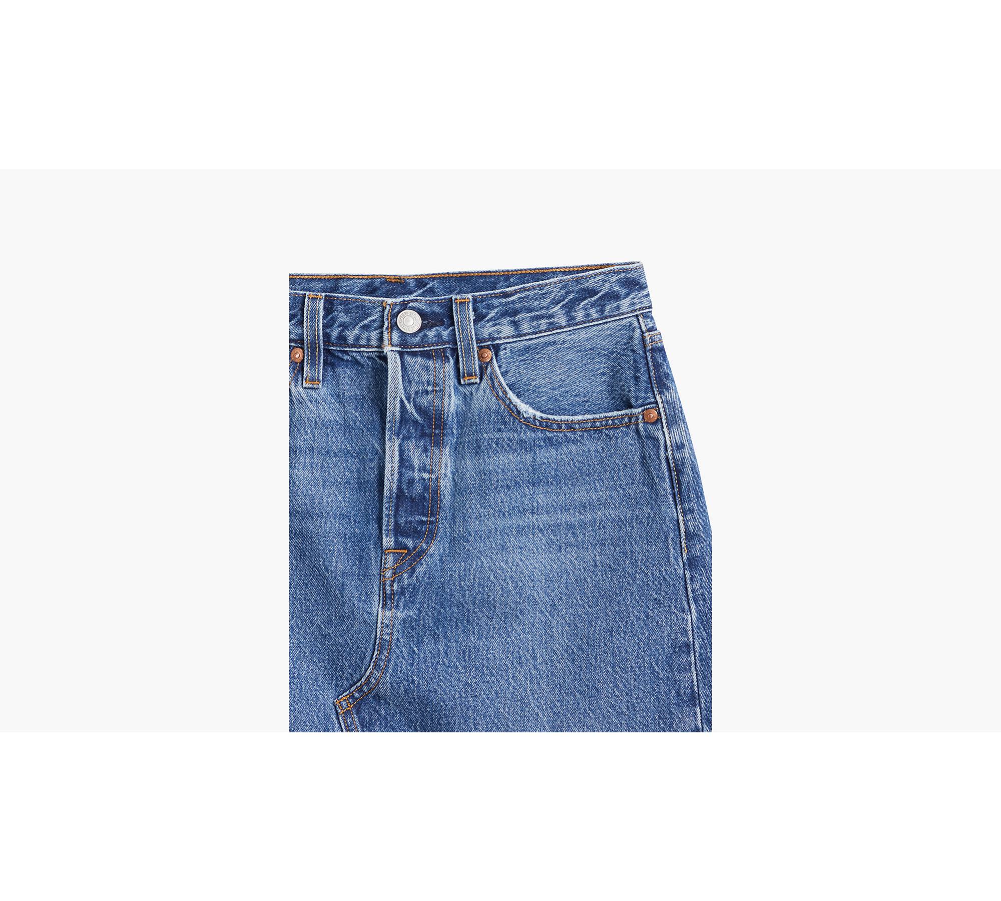 High Rise Deconstructed Iconic Skirt - Blue | Levi's® HU