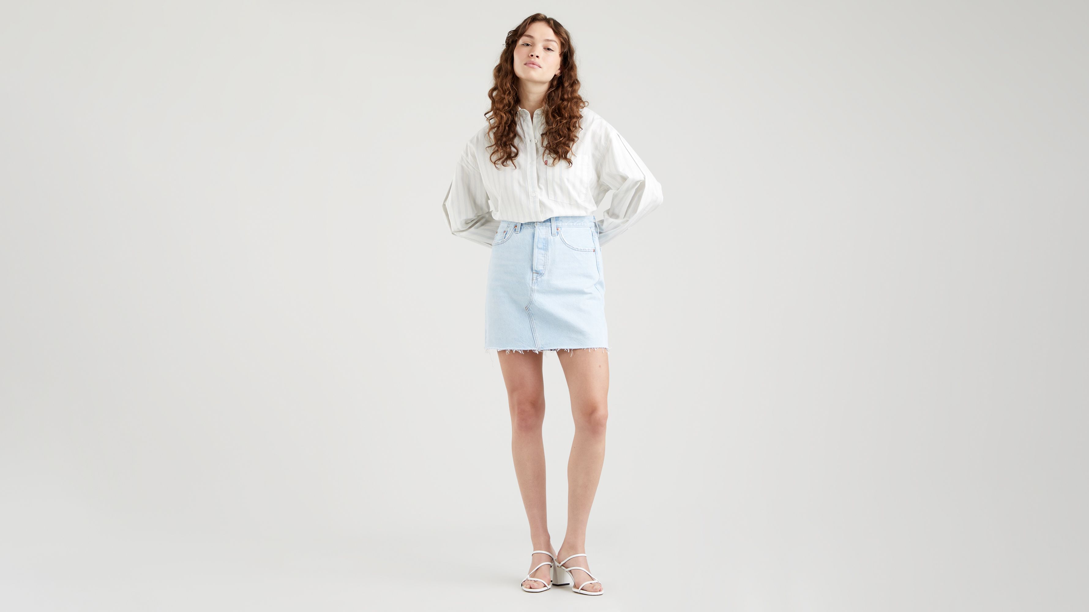 High Rise Deconstructed Iconic Skirt 4