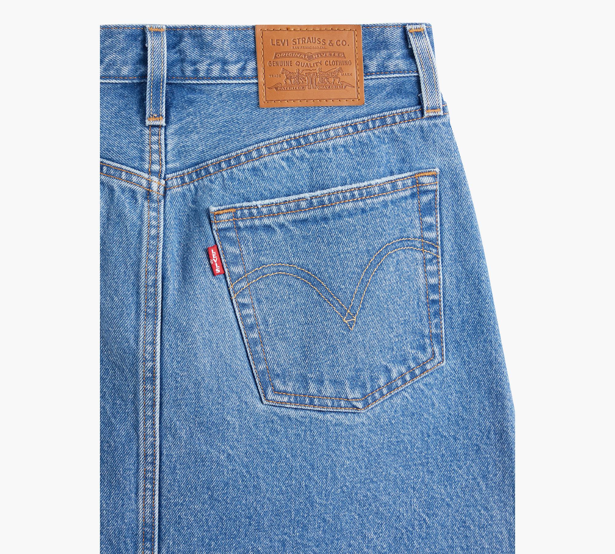 High Rise Deconstructed Iconic Skirt - Blue | Levi's® GR