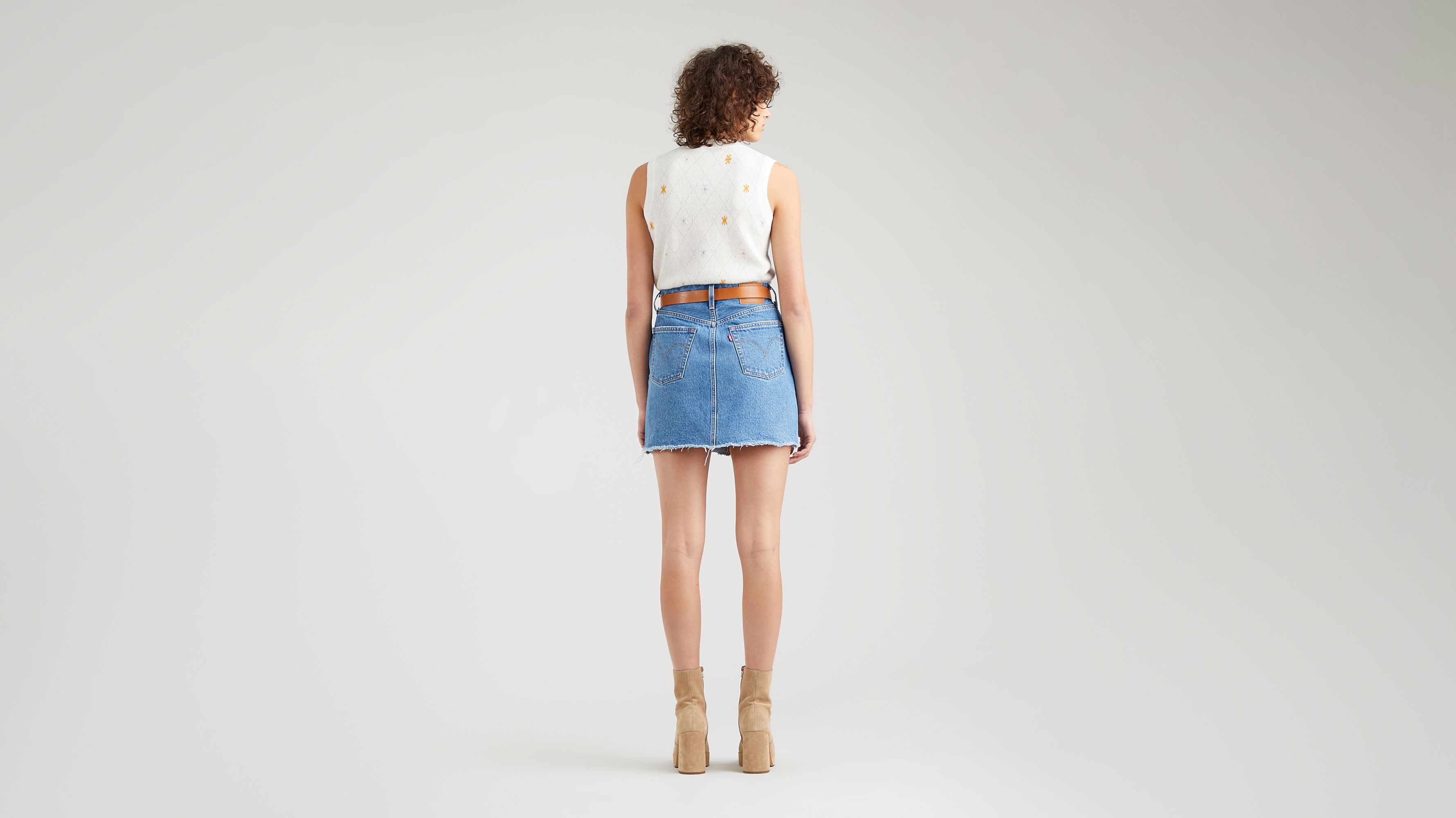 High Rise Deconstructed Iconic Skirt 3