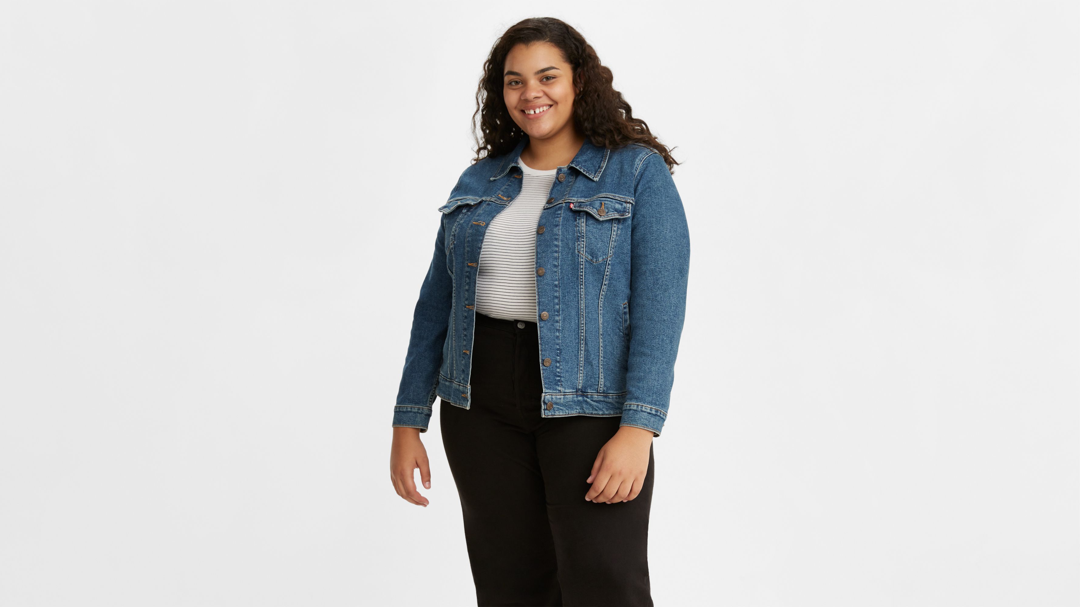 Original Trucker Jacket (plus Size) - Dark Wash | Levi's® US