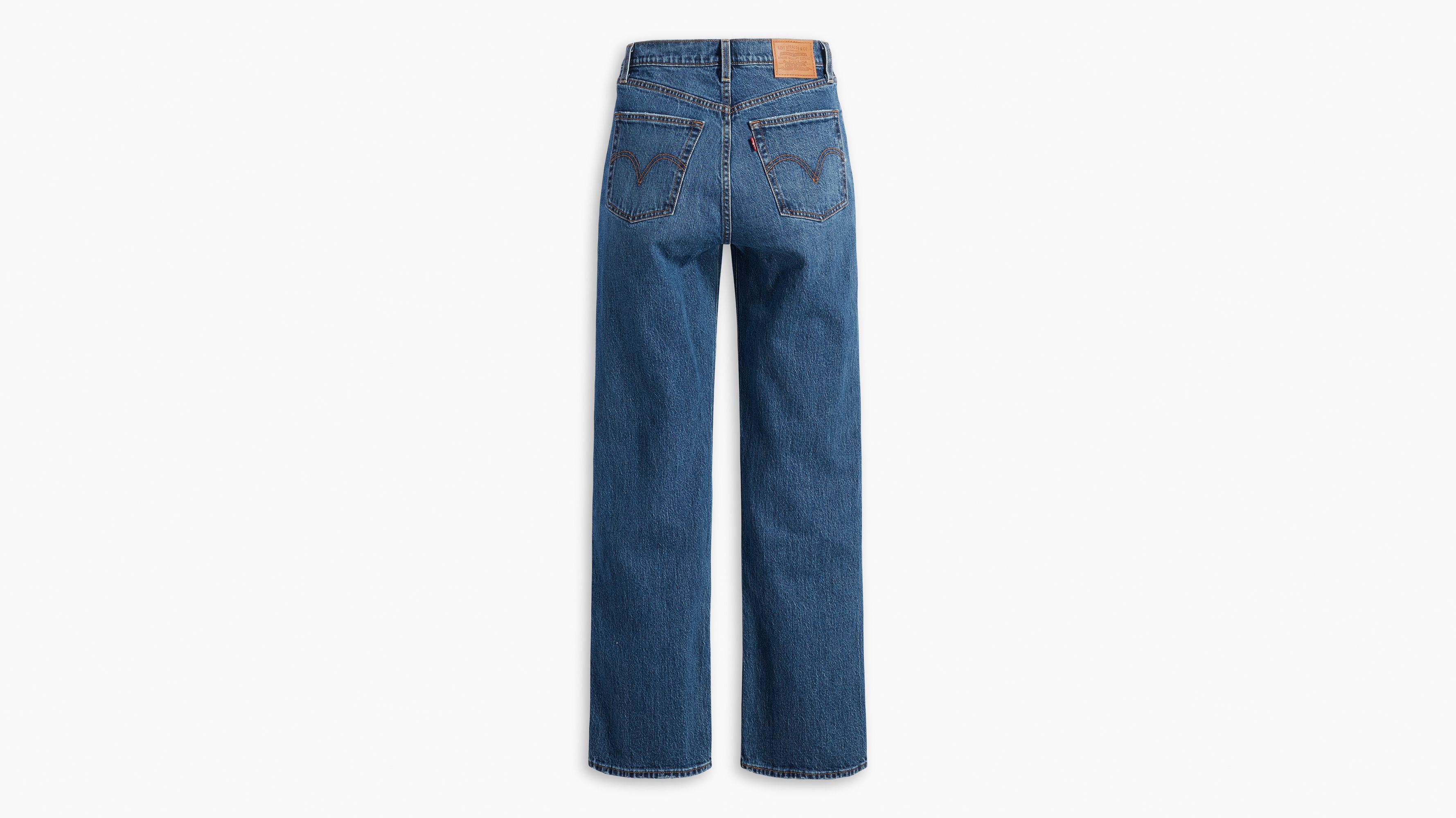 Levi's ribcage high sales rise straight leg jean