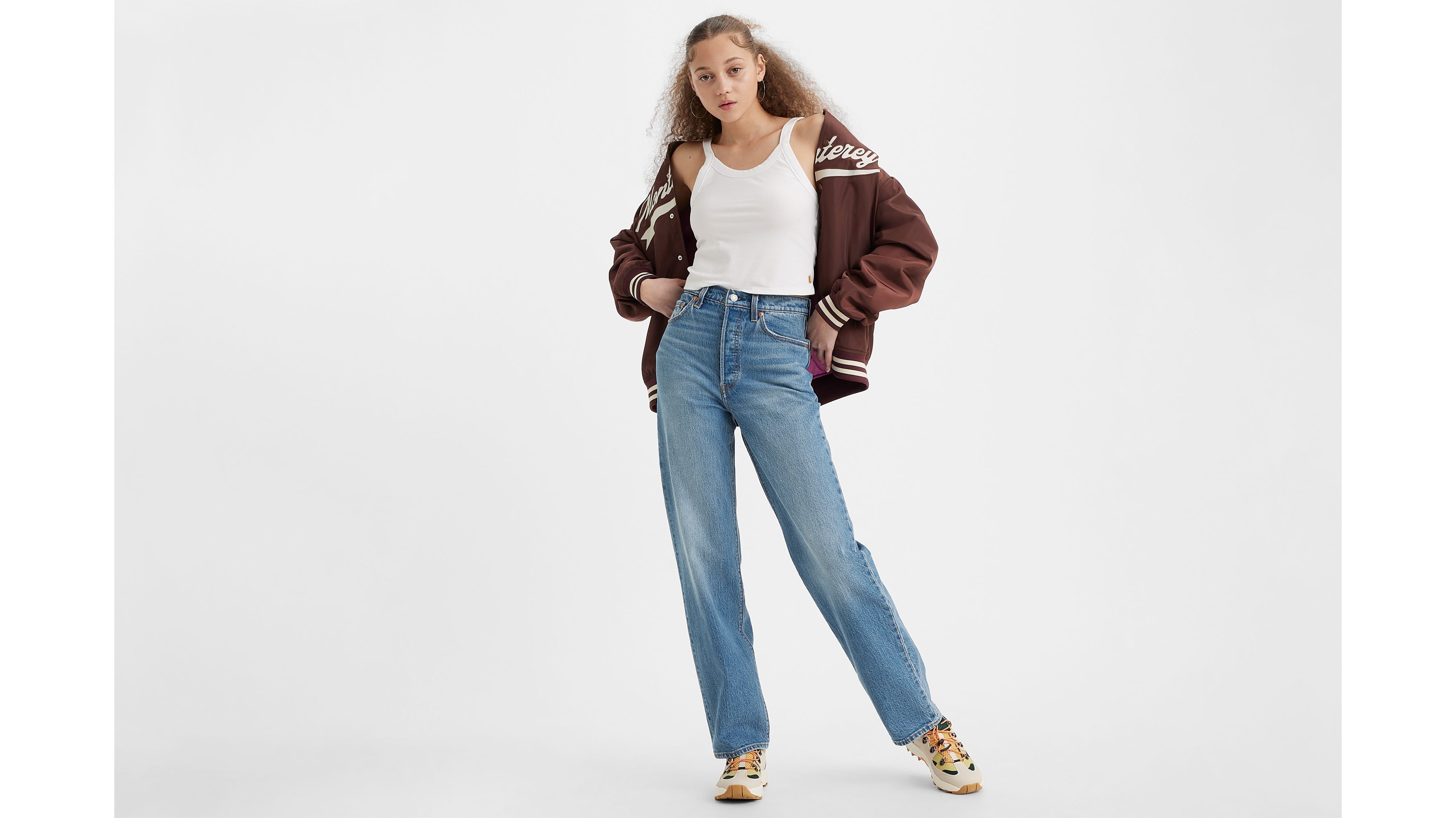 Women's Levi's Ribcage Full Length in Dance Around — Philistine