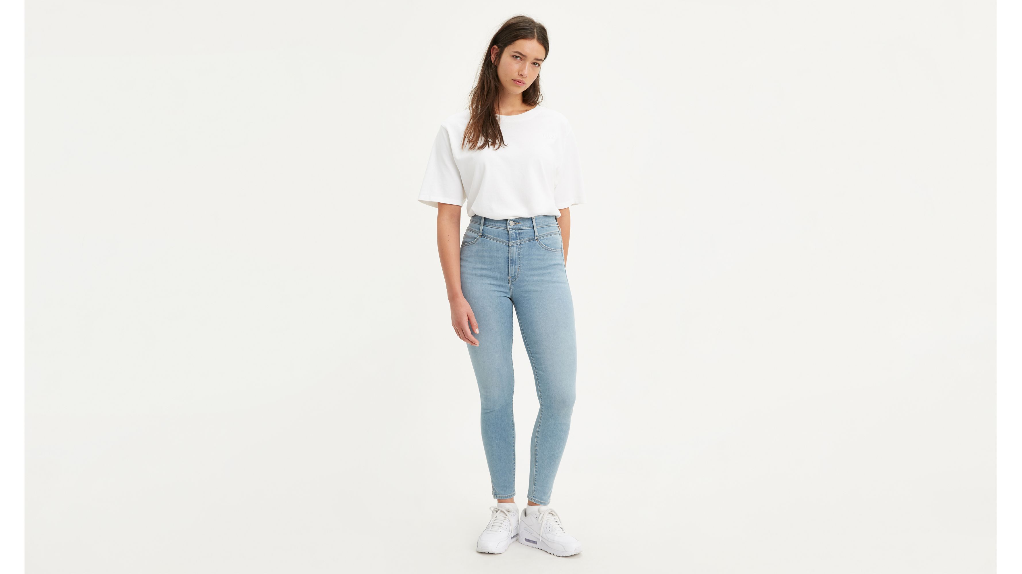 womens levis with elastic waist