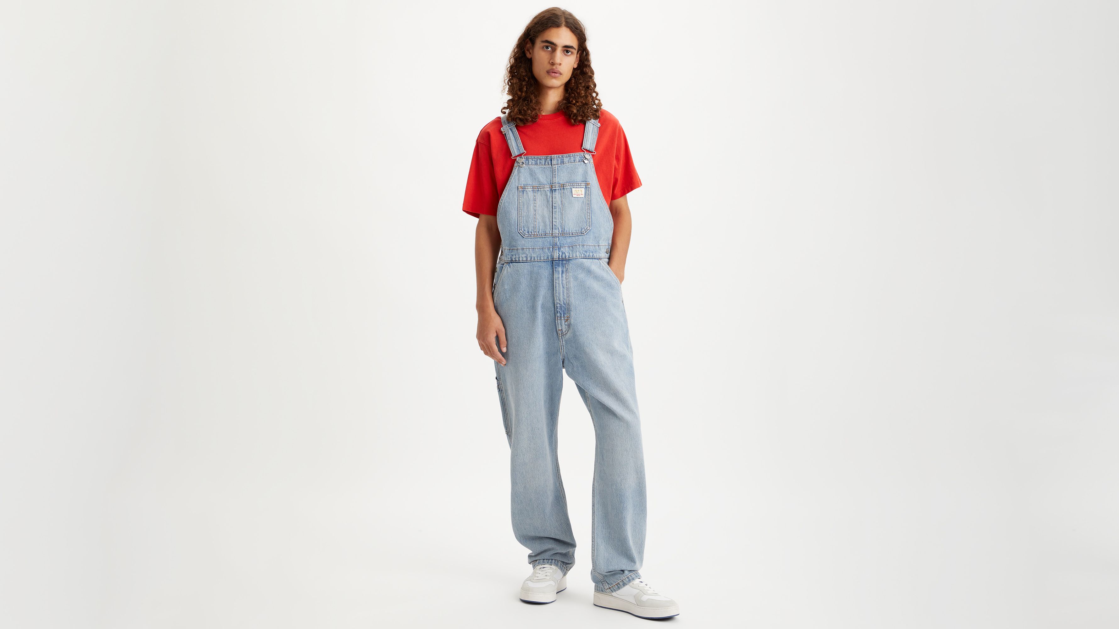 Levis denim shop overalls mens