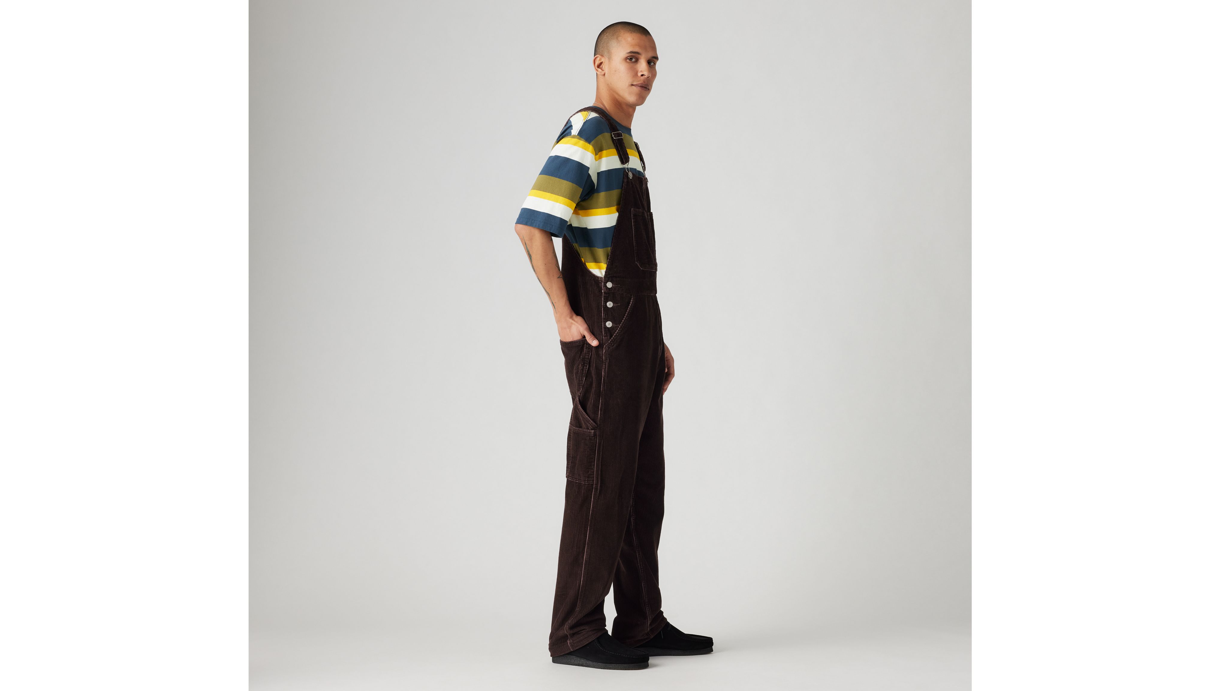 Red Tab Corduroy Overalls - Brown | Levi's® XK