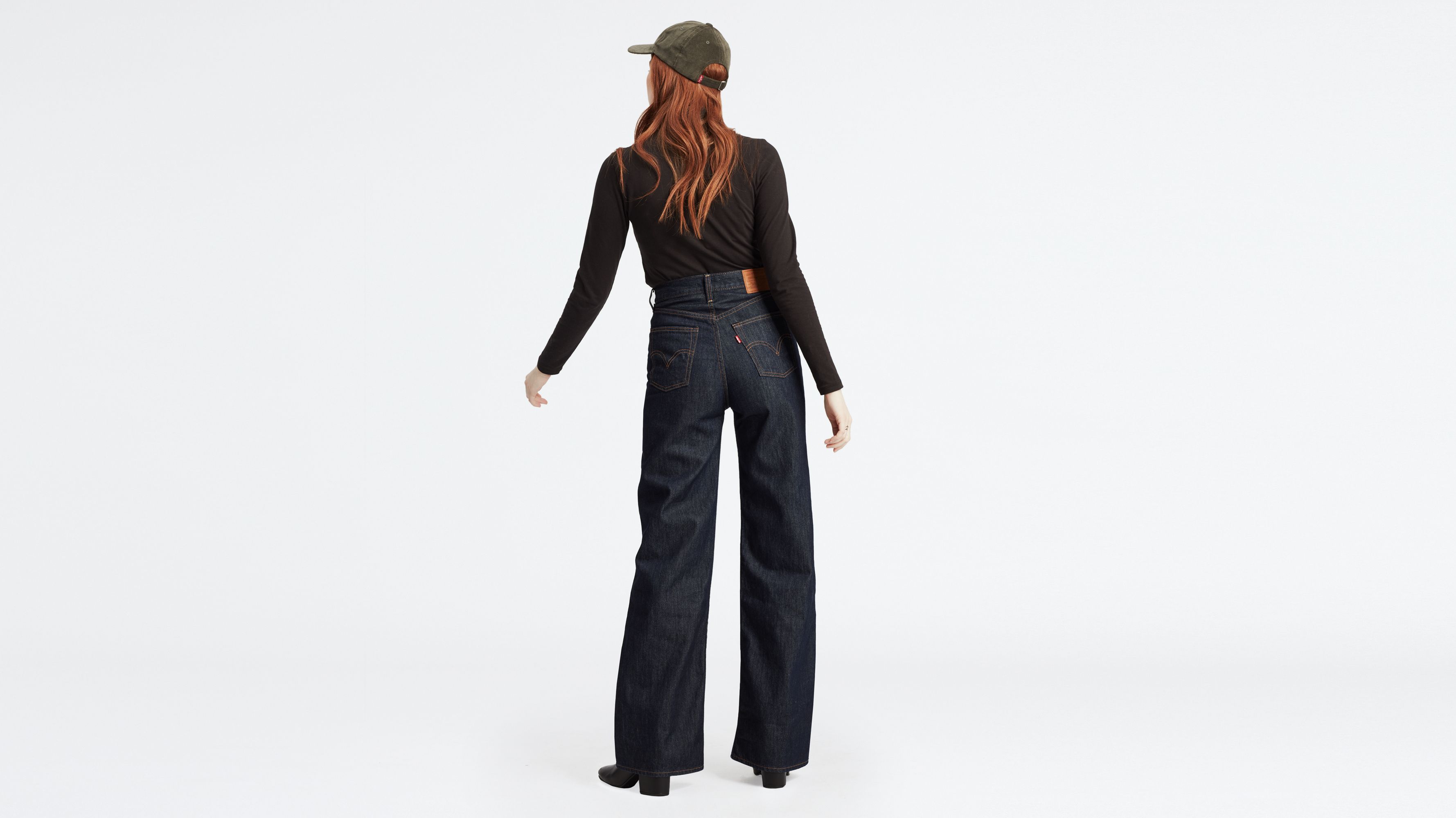 rib cage wide leg levis