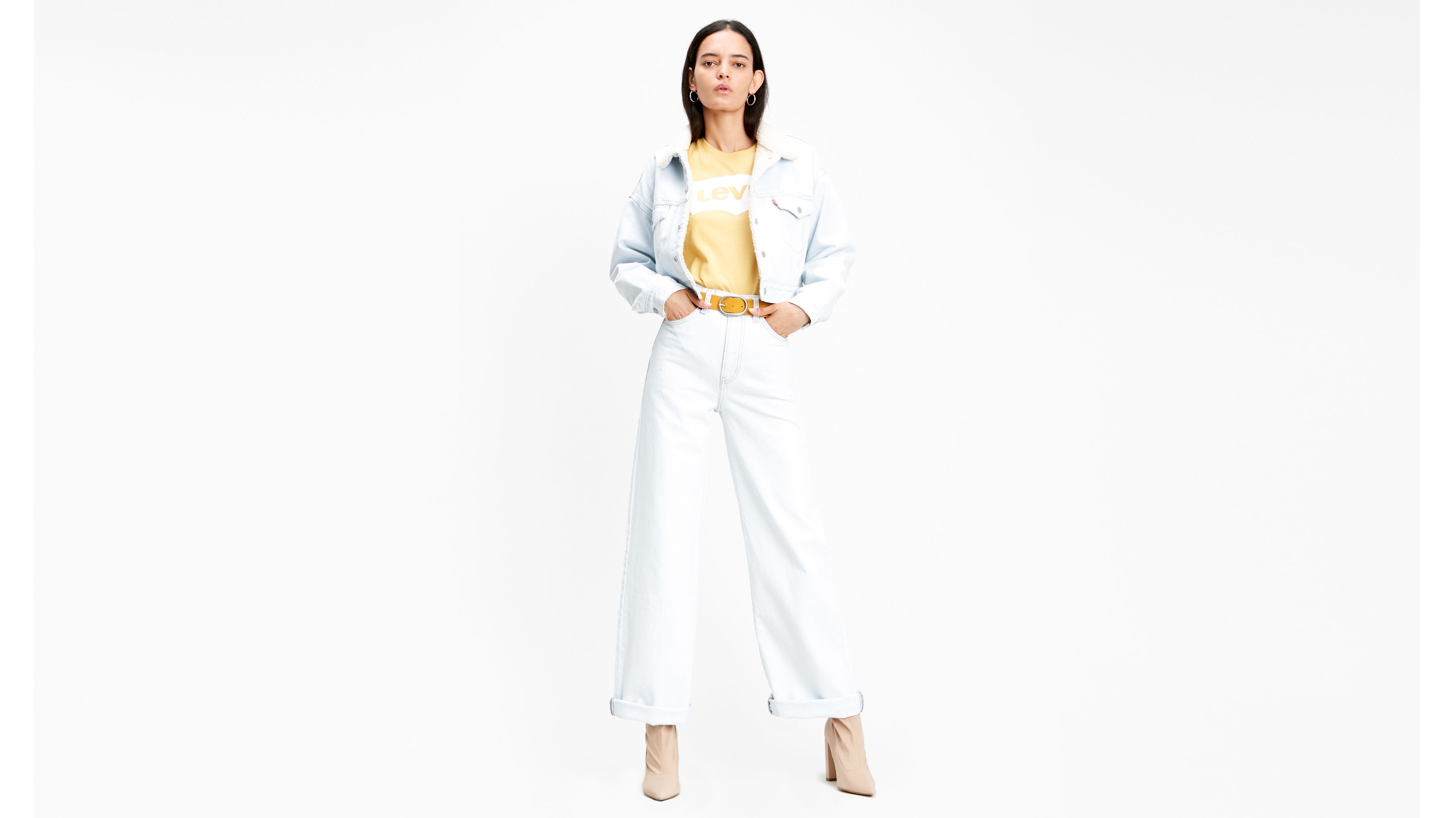 Ribcage Wide Leg Jeans 1