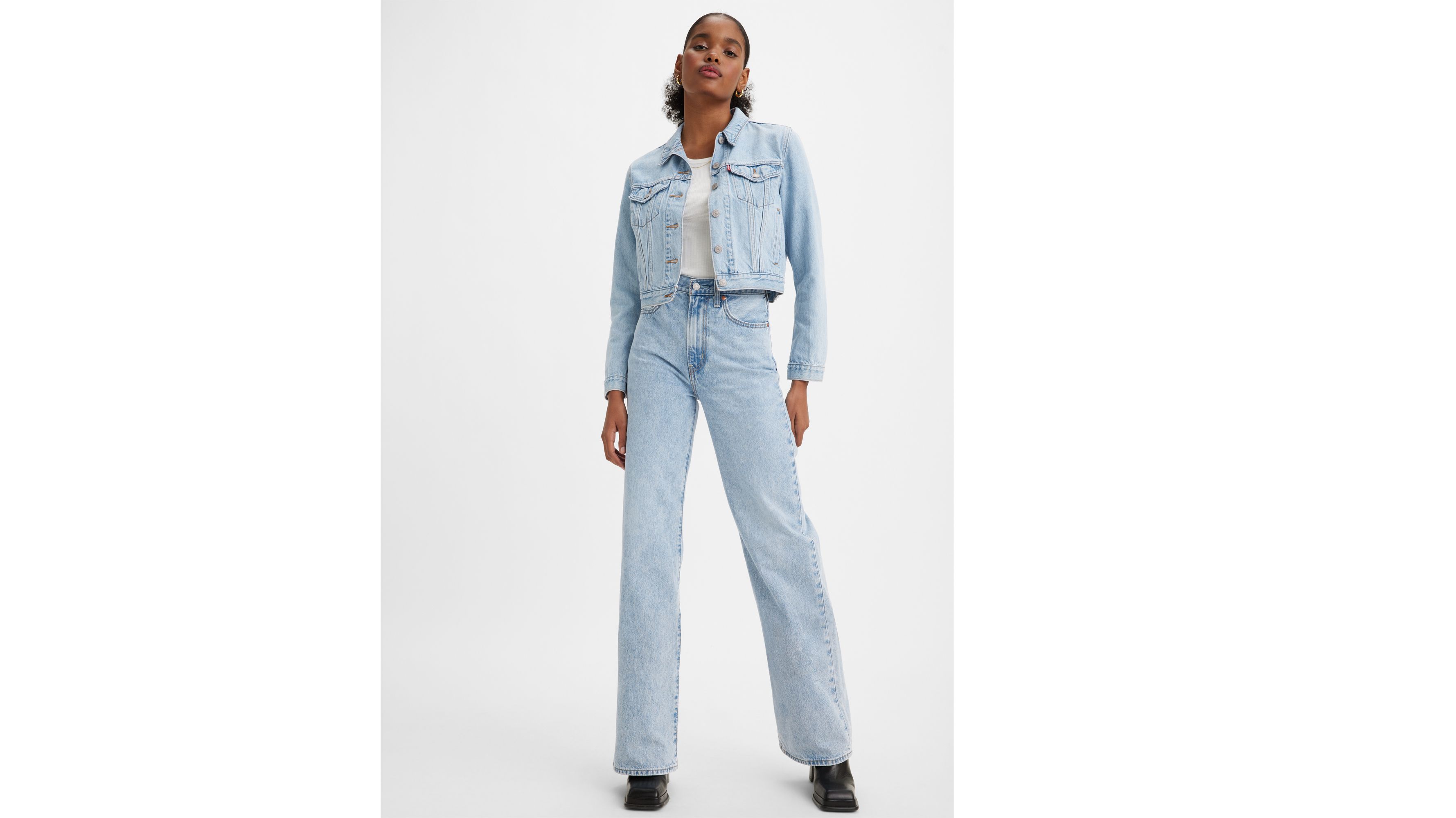 Introducir 78+ imagen ribcage wide leg levi’s