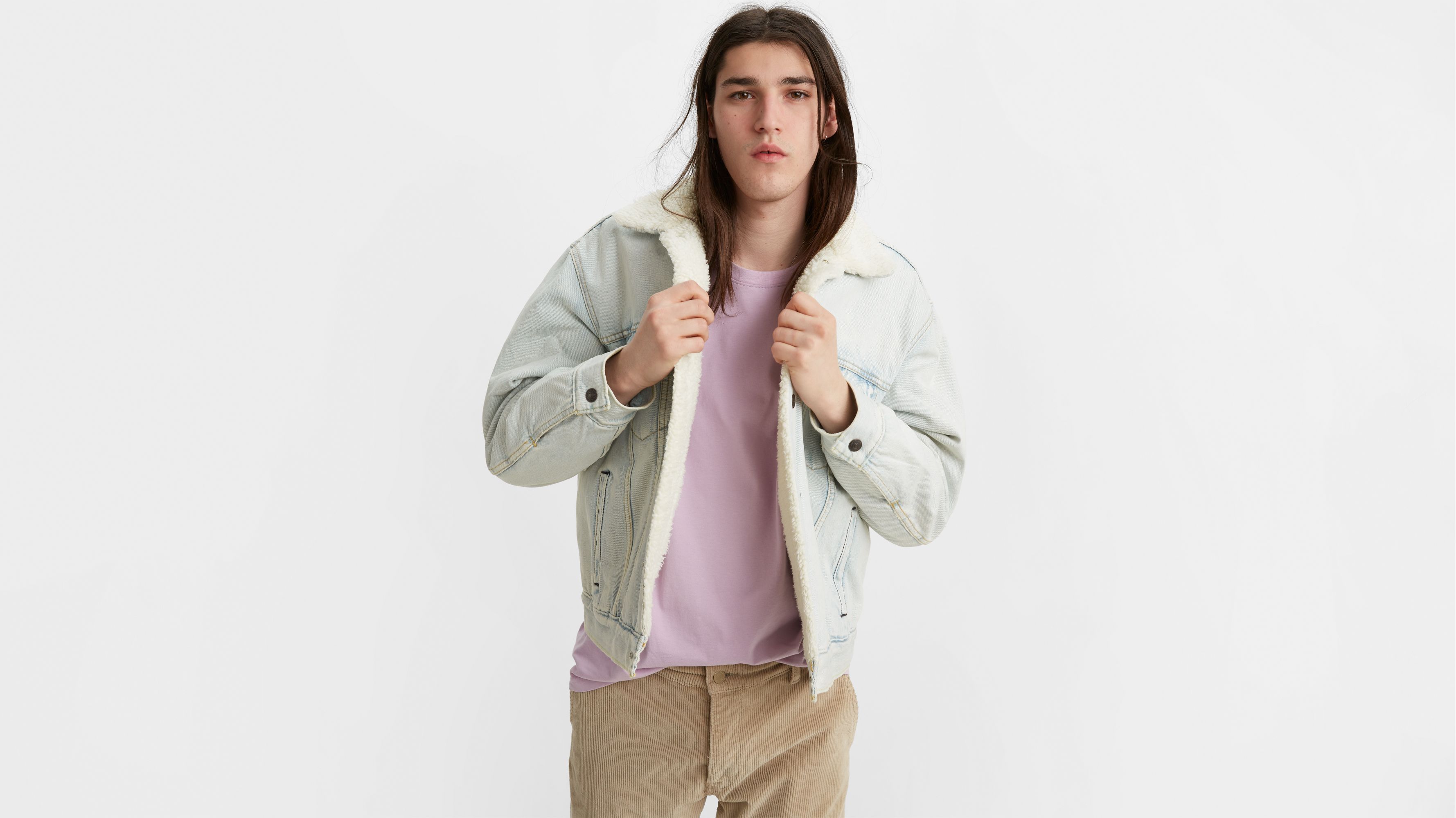 Vintage Fit Sherpa Trucker Jacket 3