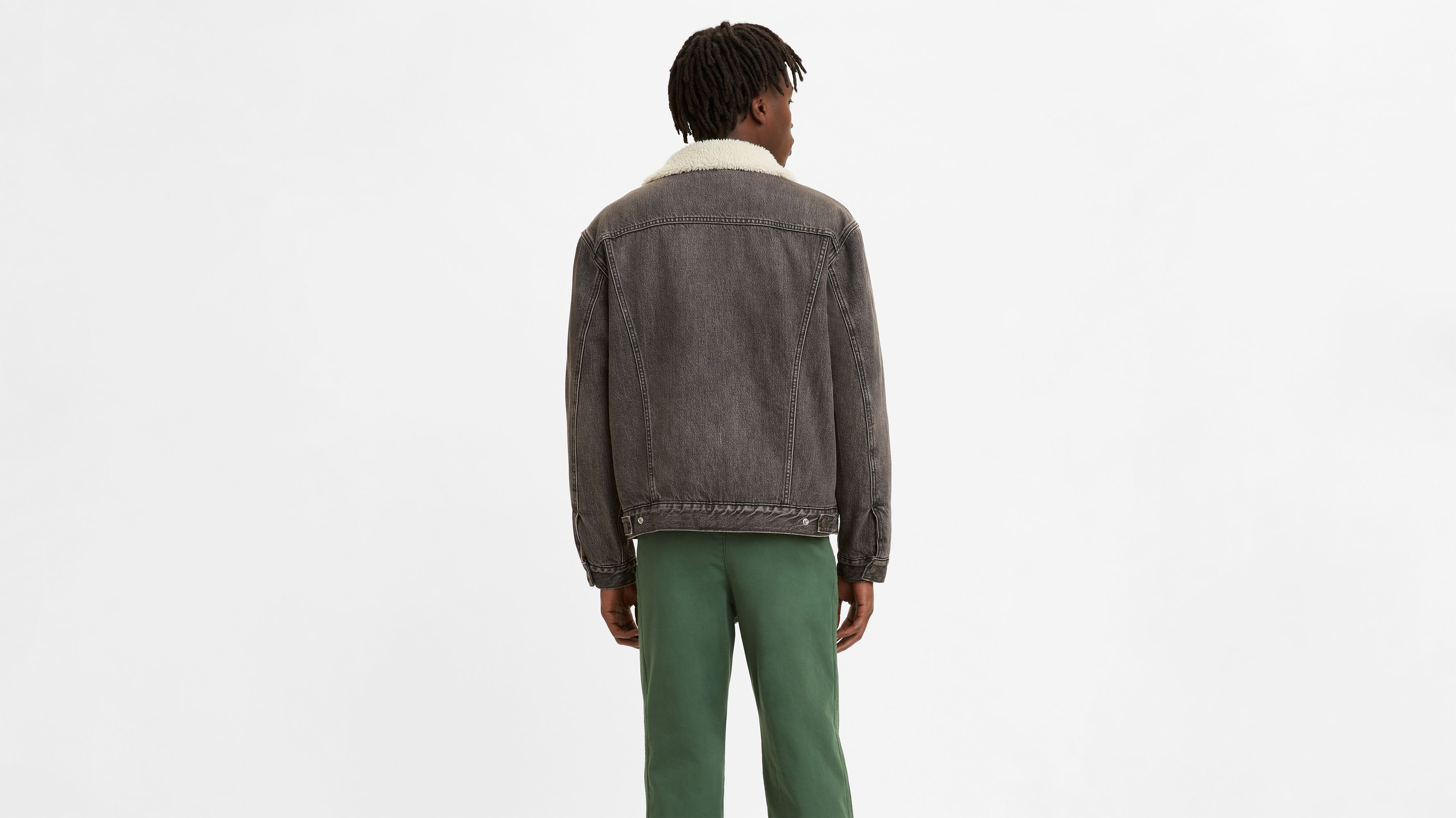 Vintage Fit Sherpa Trucker Jacket 2