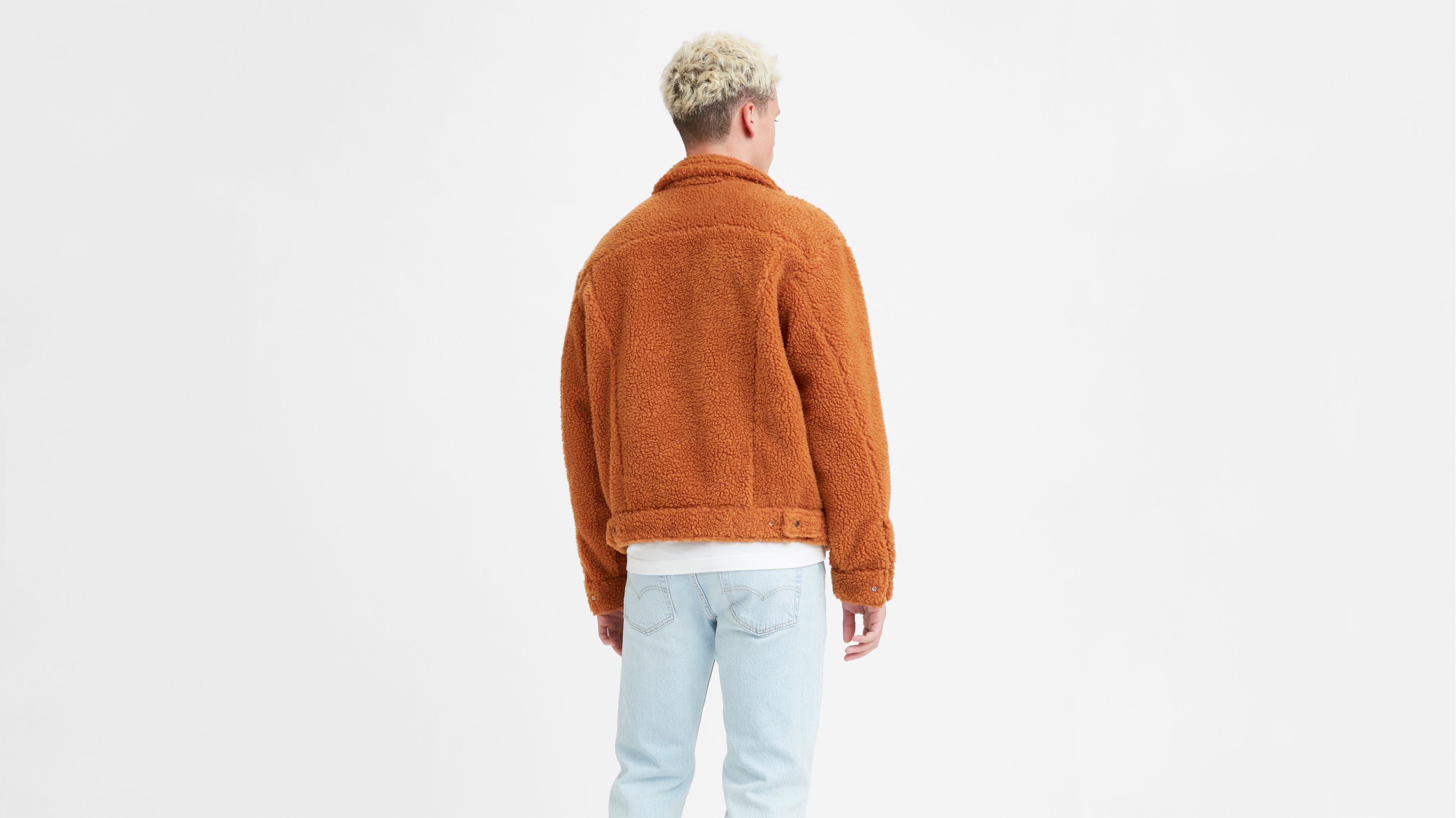 Vintage Fit All Over Sherpa Trucker Jacket 2