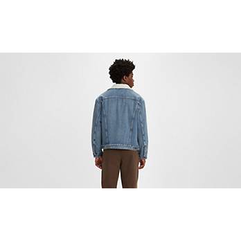 Vintage Relaxed Fit Sherpa Trucker Jacket 3