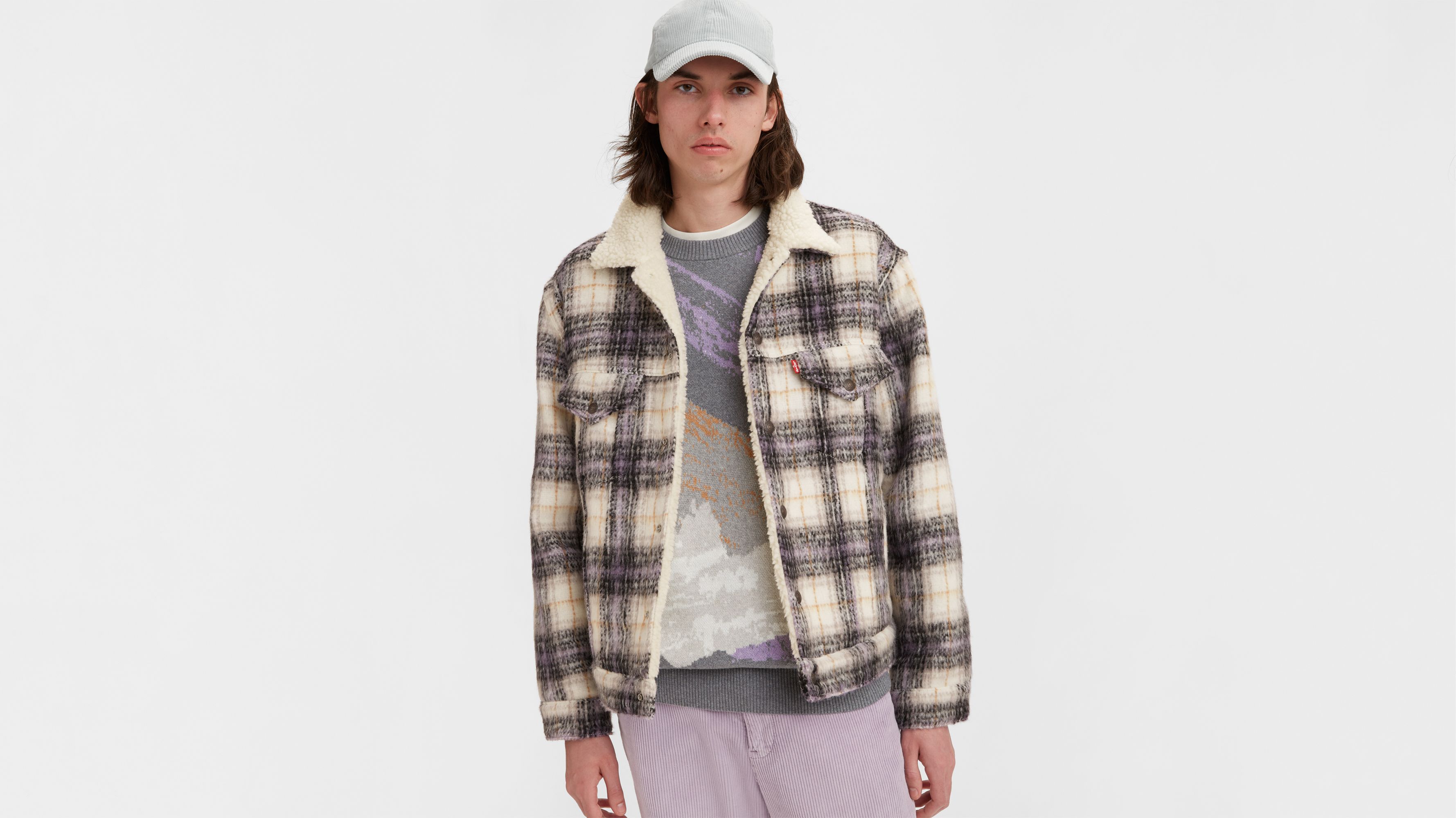 Vintage Relaxed Fit Sherpa Trucker Jacket - Multi-color | Levi's® US