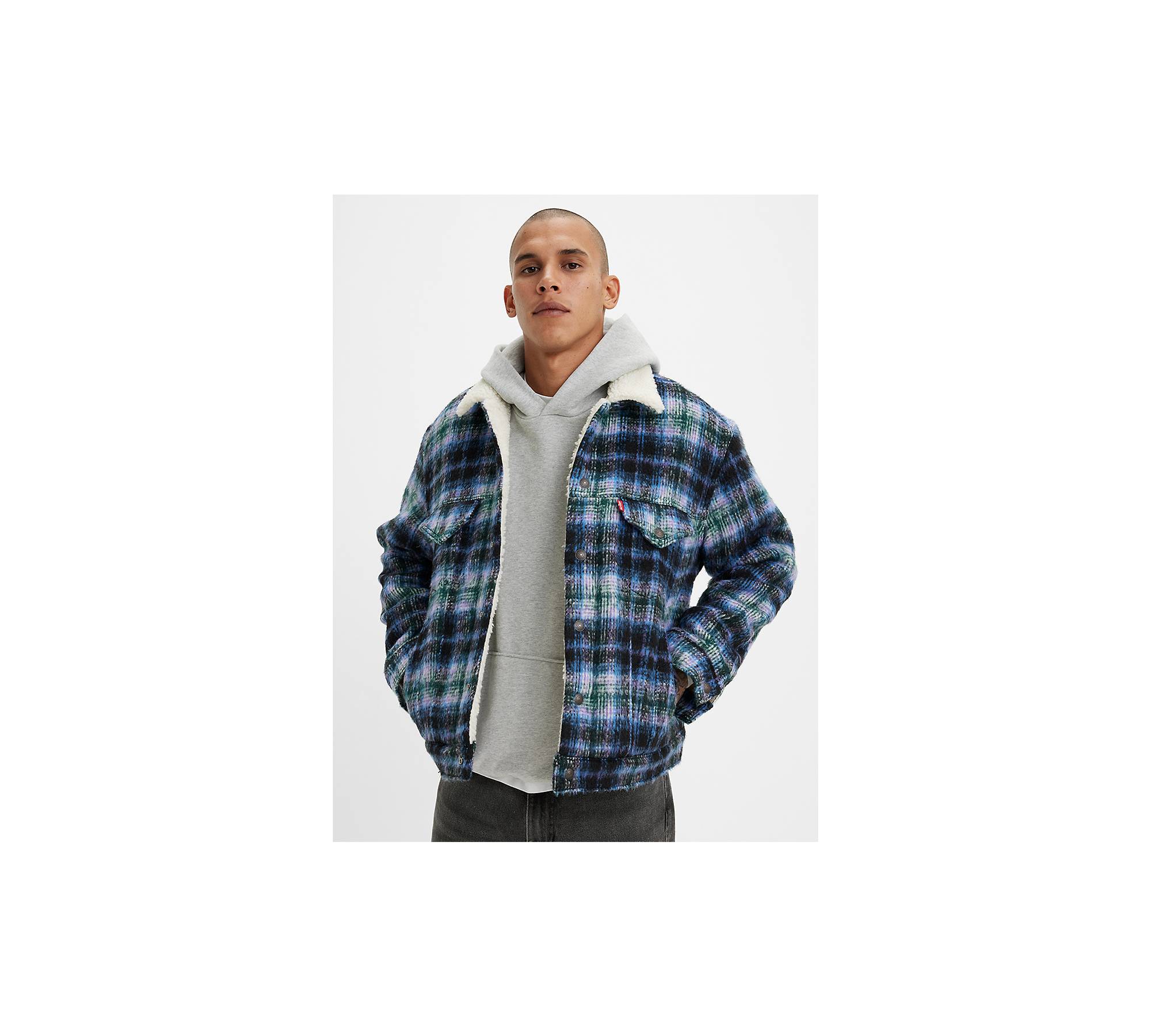 Vintage Relaxed Fit Sherpa Trucker Jacket - Multi-color | Levi's® CA