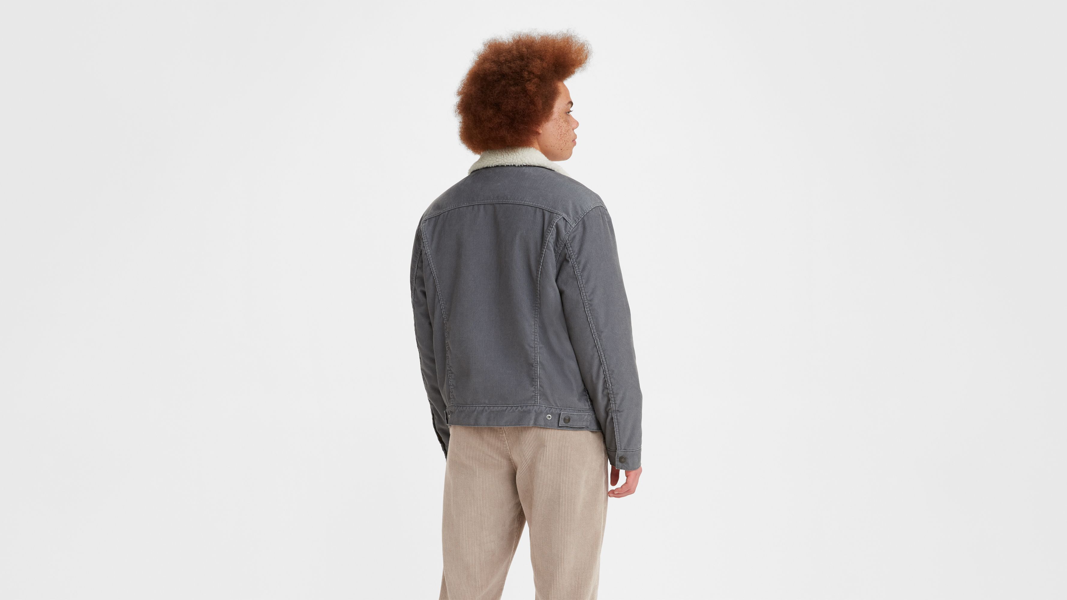 Levis pewter store cord jacket