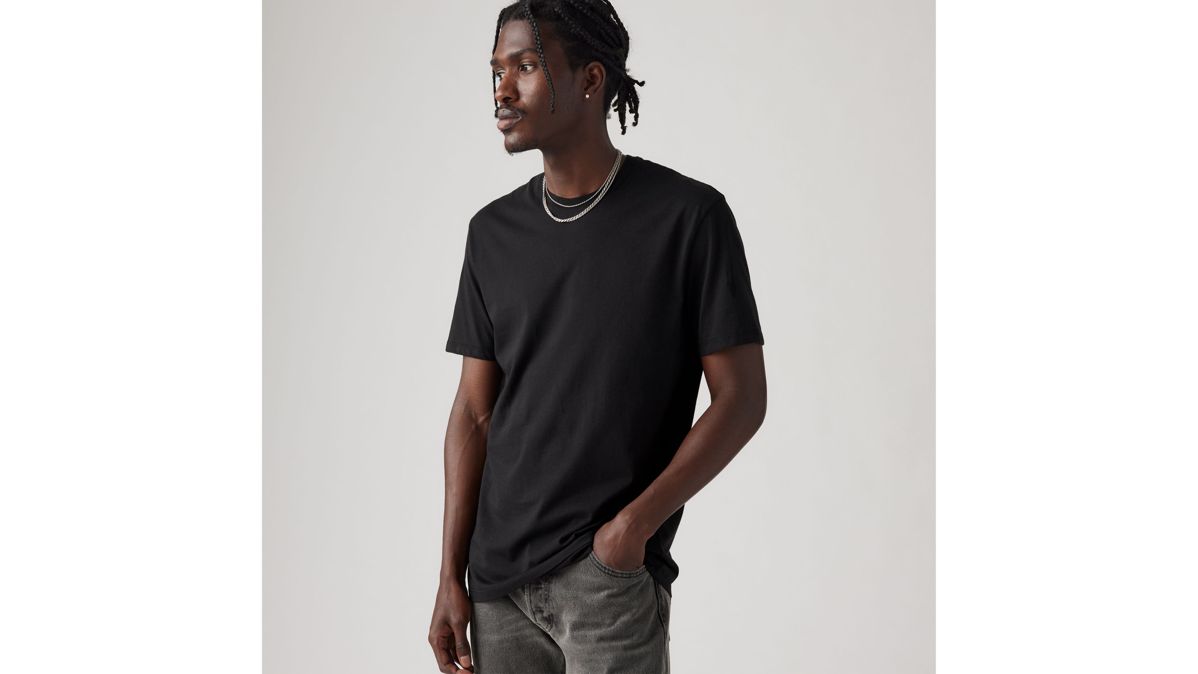 Slim Crewneck Tee Pack Black Levi's® IT