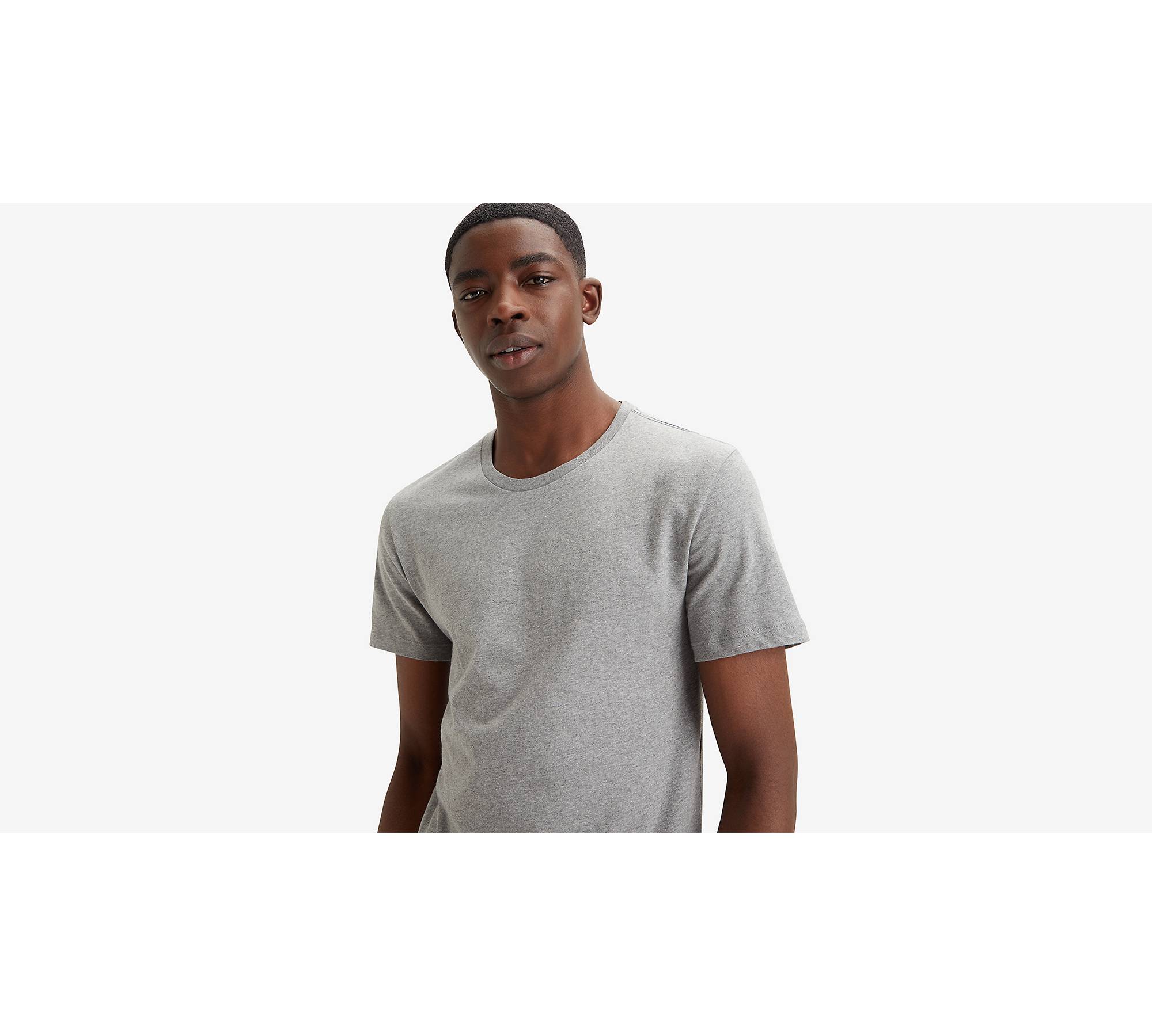 T-shirt Med rund Hals Og Slank Pasform – Pakke Med 2 - Neutral | Levi's®