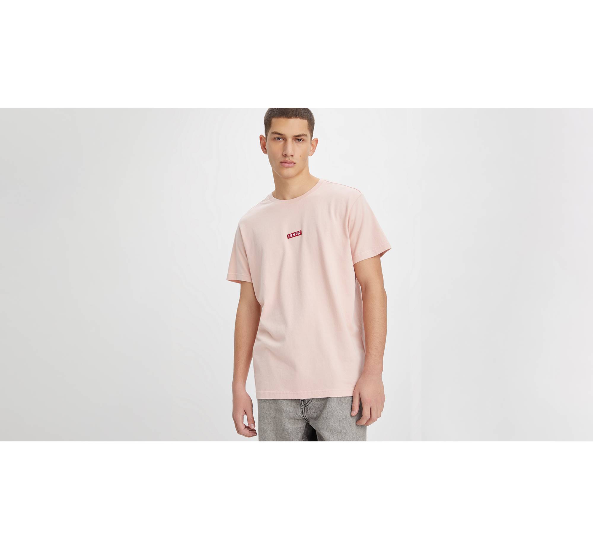 Short Sleeve Relaxed Baby Tab Tee - Pink | Levi's® LT