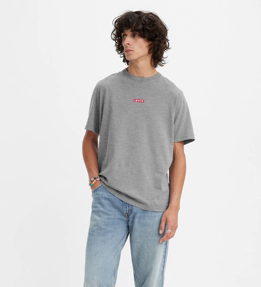 Relaxed Fit Kurzarm T-Shirt mit Baby Tab 1