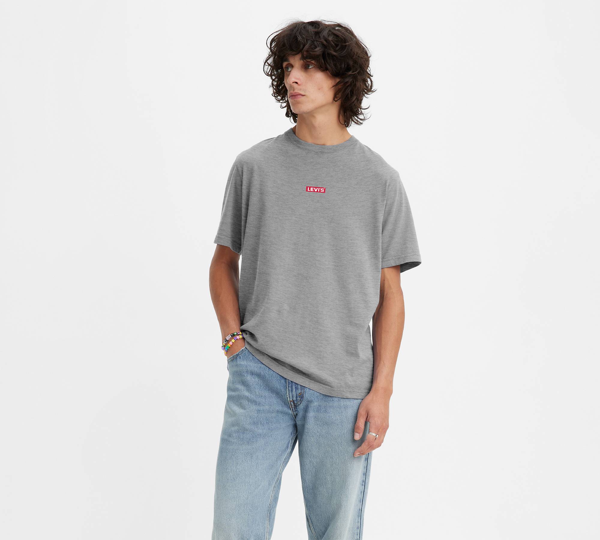 Relaxed Fit Kurzarm T-Shirt mit Baby Tab 1