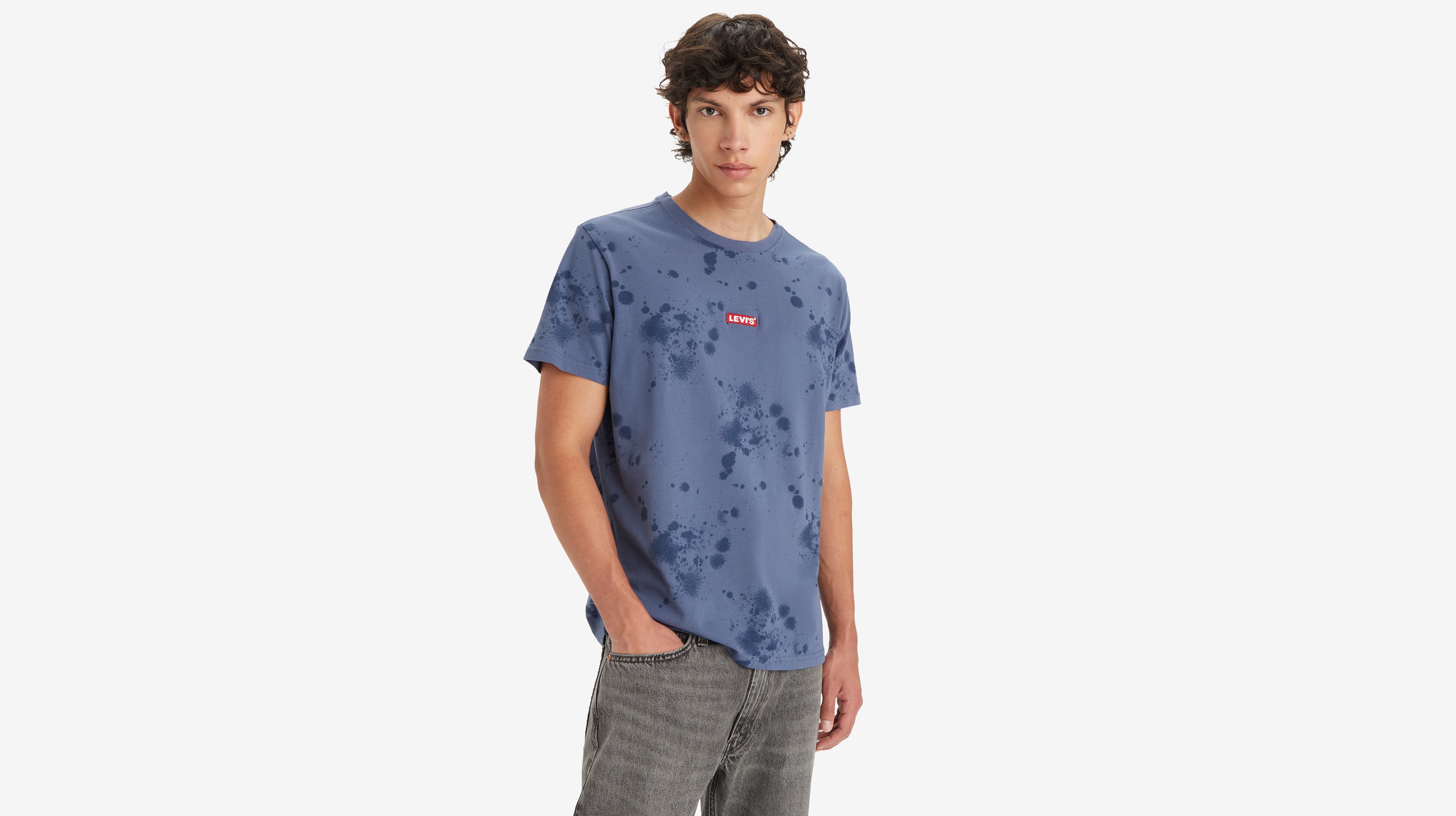 Relaxed Baby Tab Tee - Blue | Levi