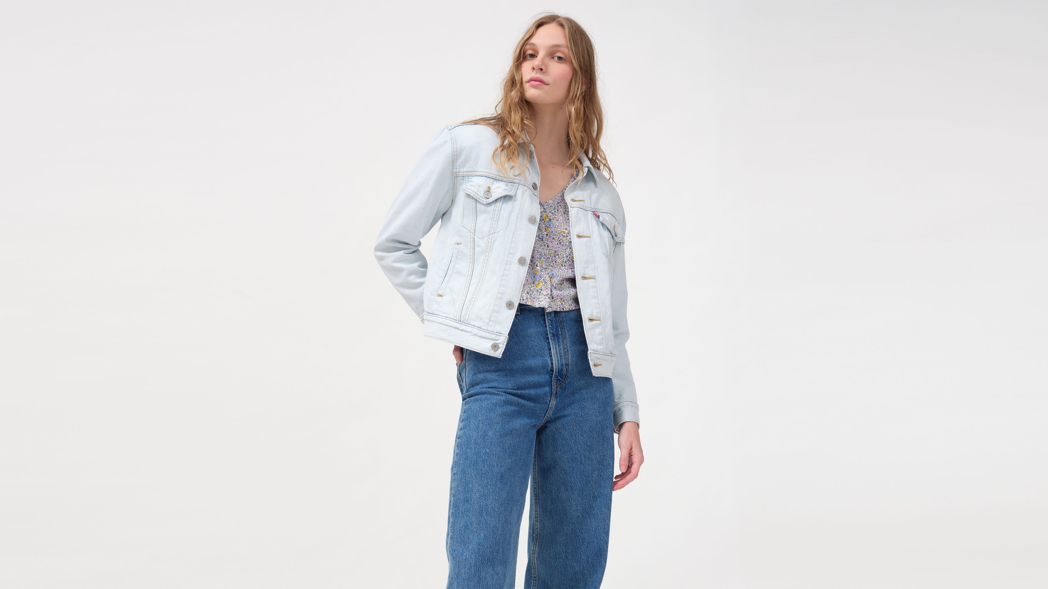 Ex-Boyfriend Flannel Lined Trucker Jacket 3