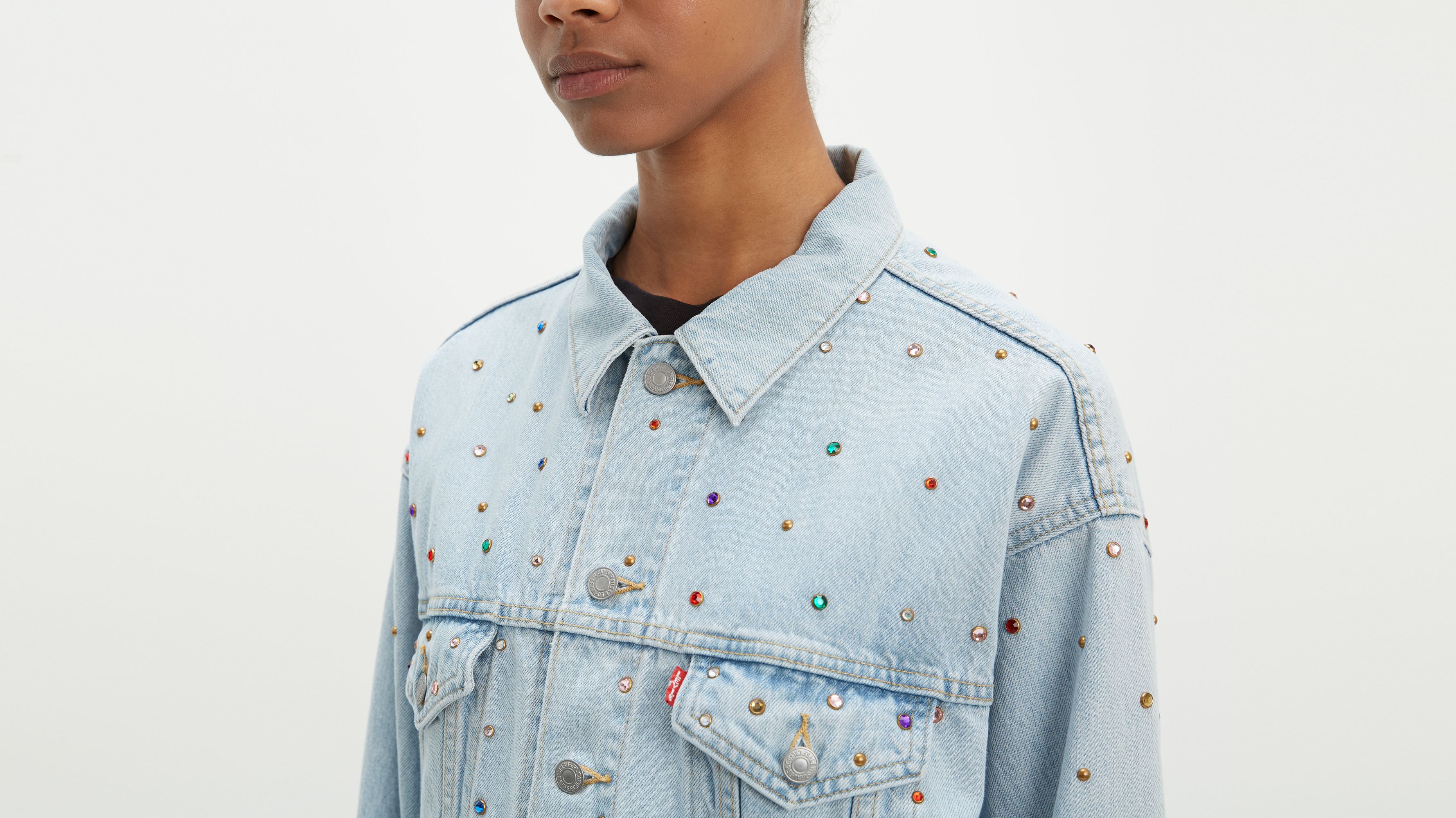 Levis studded sales jacket