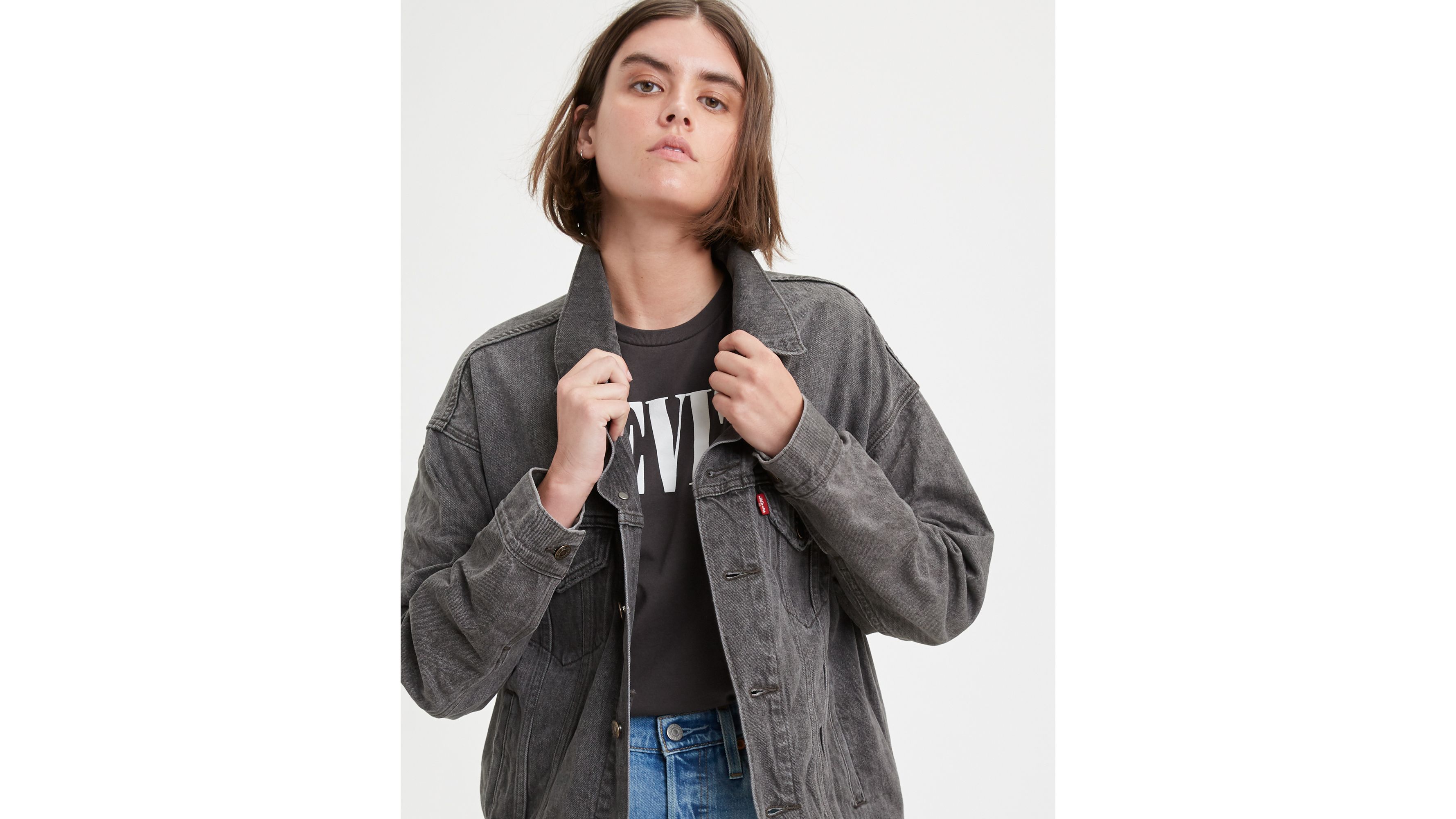 Dad Trucker Jacket - Black | Levi's® US