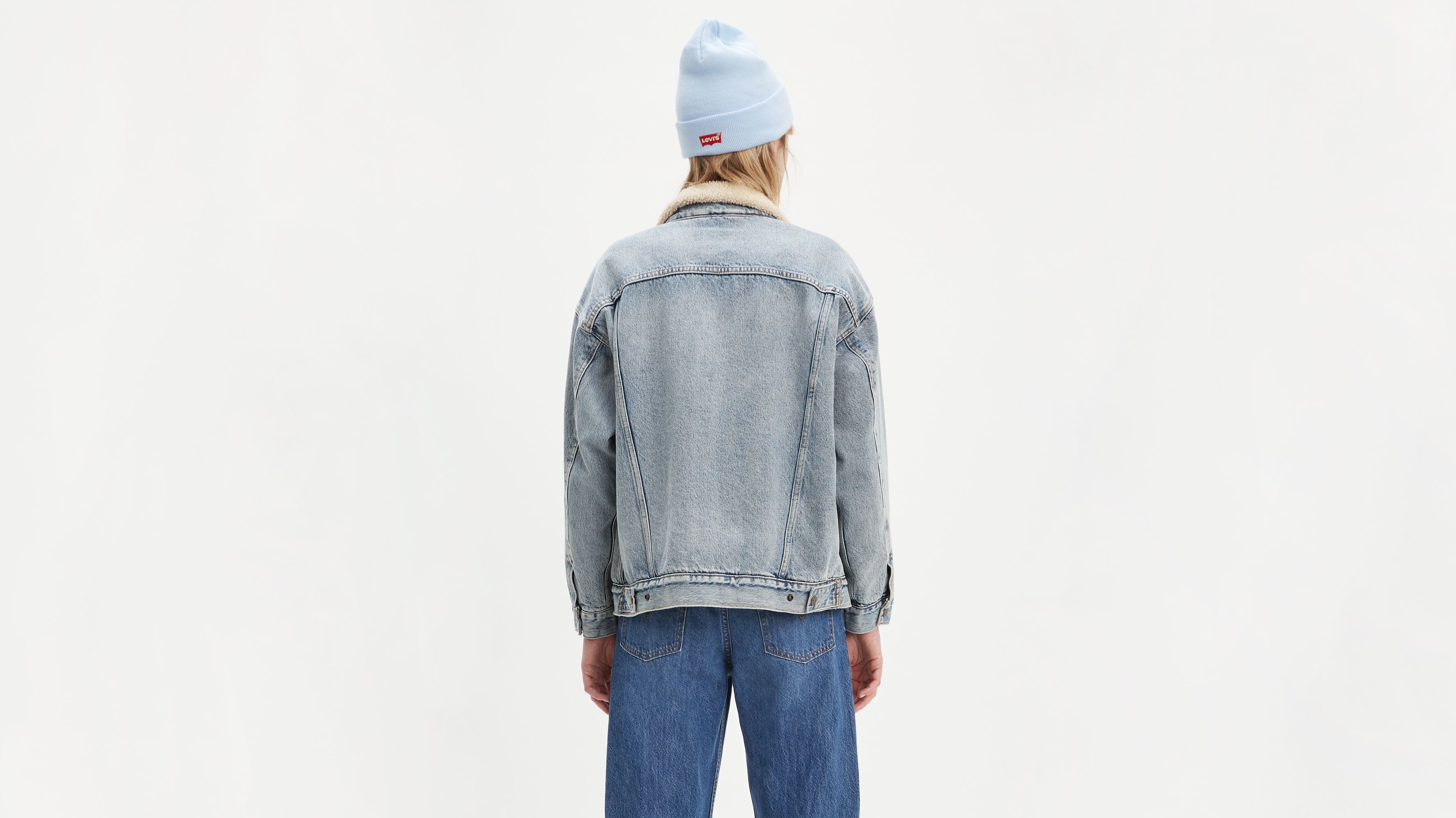 levi's dad sherpa trucker jacket