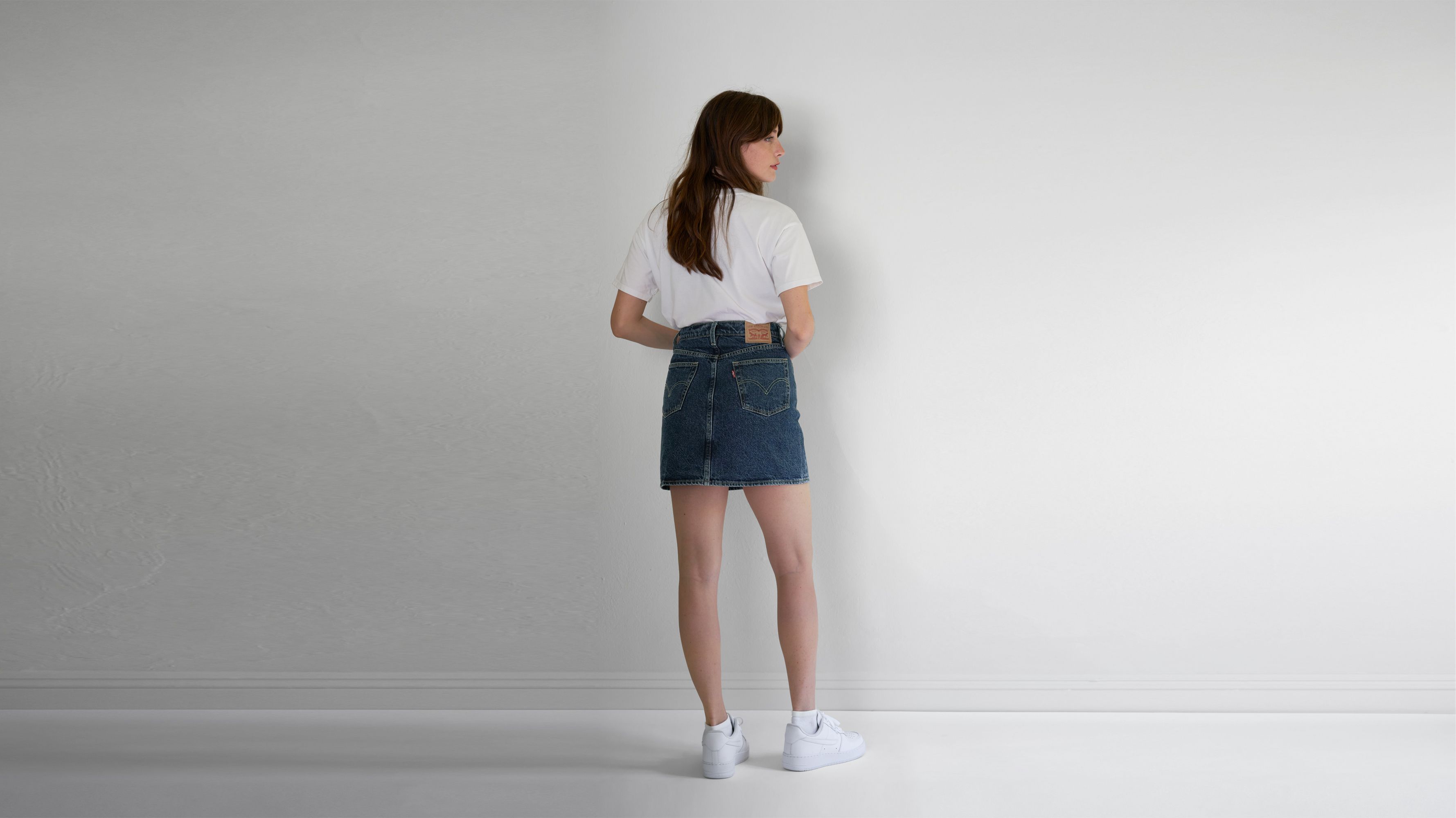 levi's jean skirt