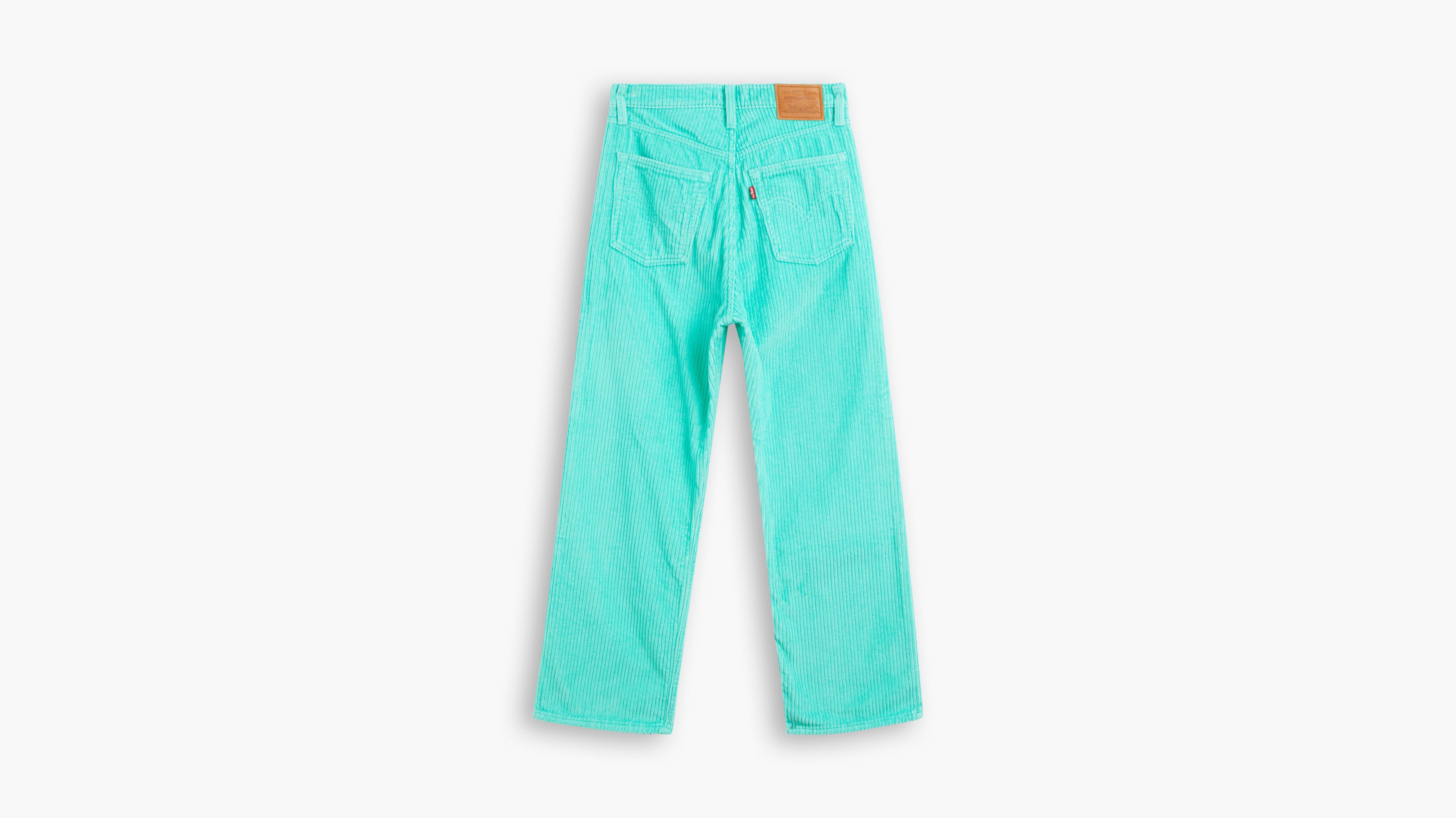 Turquoise top levis 501