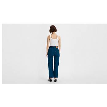 Ribcage Straight Ankle Corduroy Pants - White