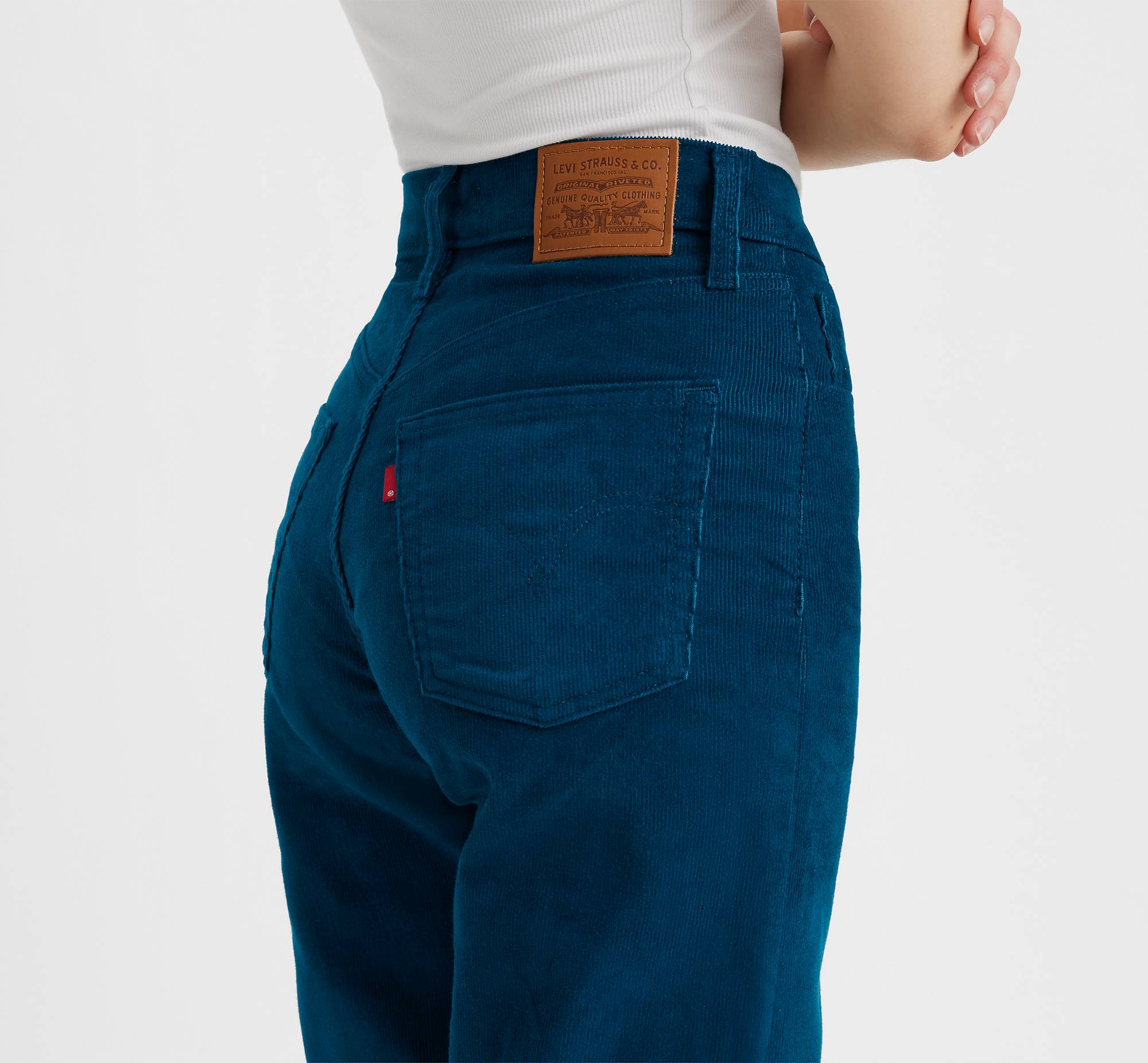 Corduroy Ribcage Straight Ankle Pants 4