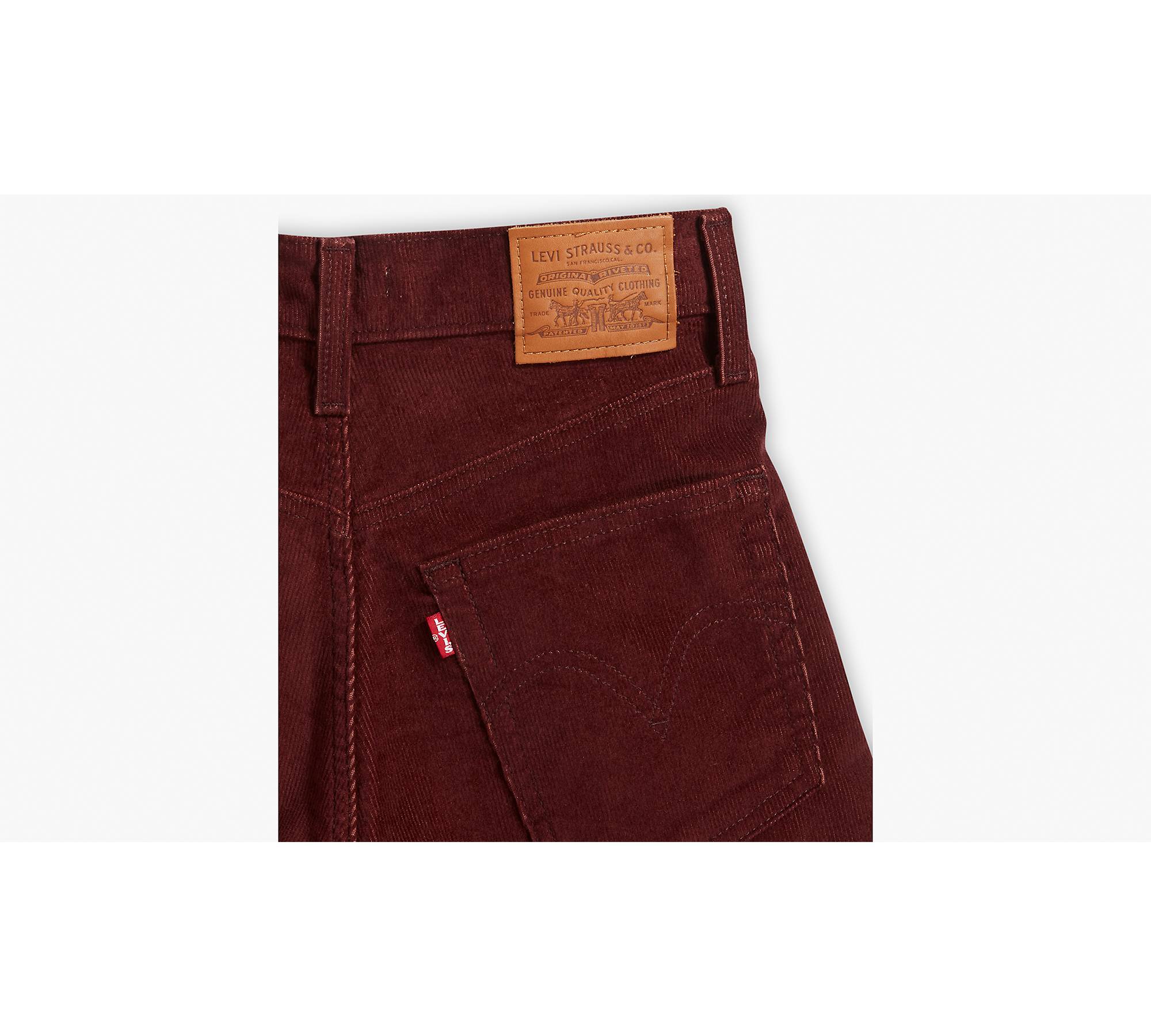 ugentlig gyde Minearbejder Ribcage Straight Ankle Corduroy Women's Pants - Brown | Levi's® US