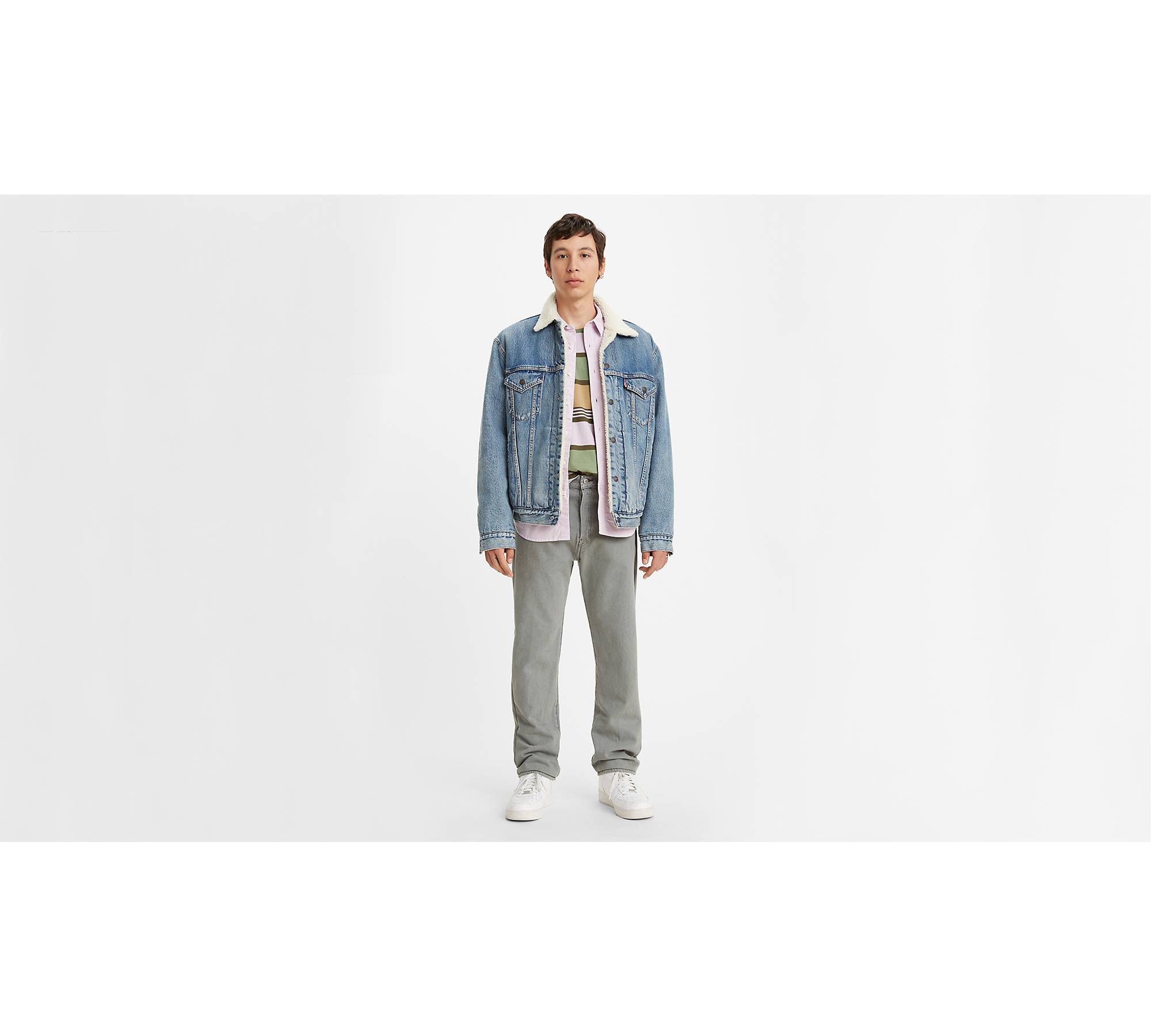 501® '93 Straight Garment Dyed Men's Jeans - Grey | Levi's® CA