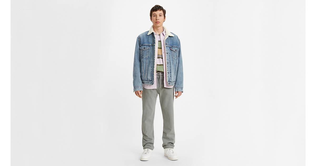 501® '93 Straight Garment Dyed Men's Jeans - Grey | Levi's