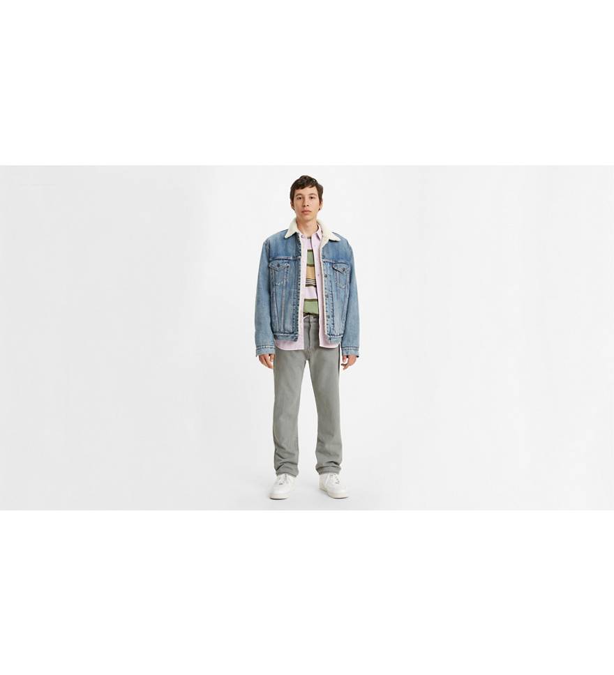 501® '93 Straight Garment Dyed Men's Jeans - Grey | Levi's® US