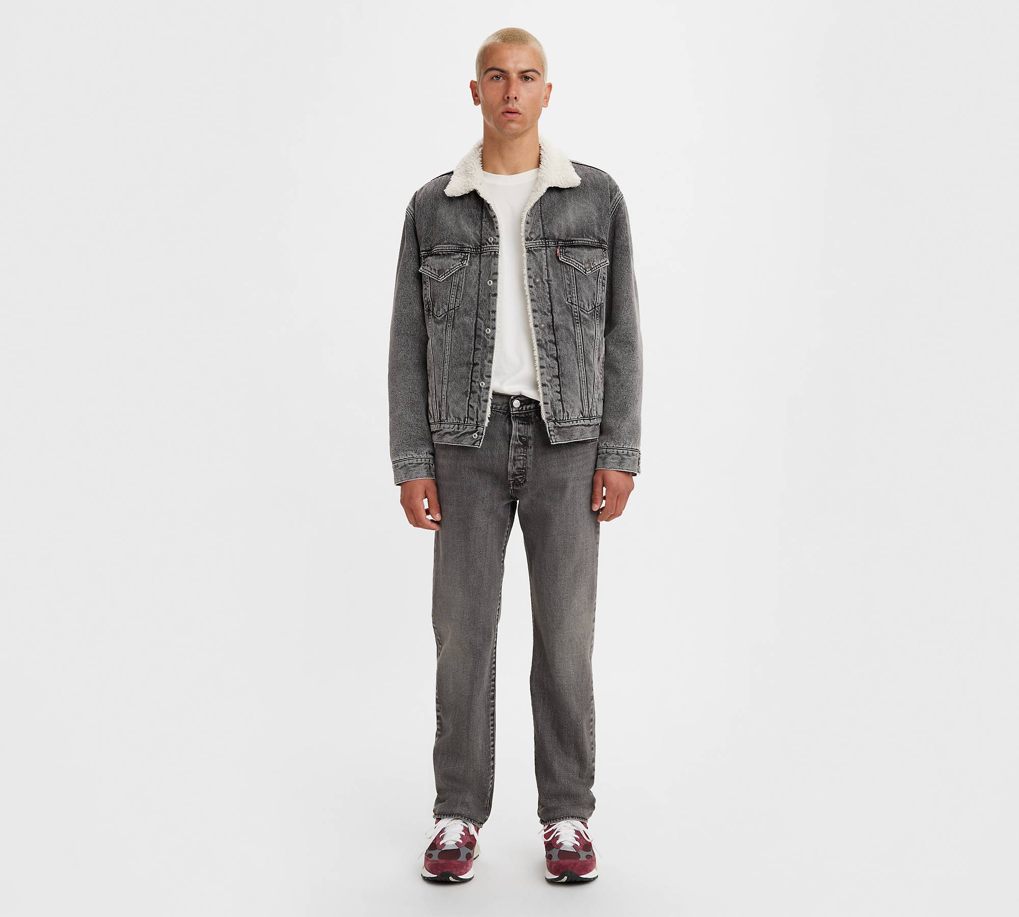 501® '93 Straight Fit Men's Jeans - Grey | Levi's® US