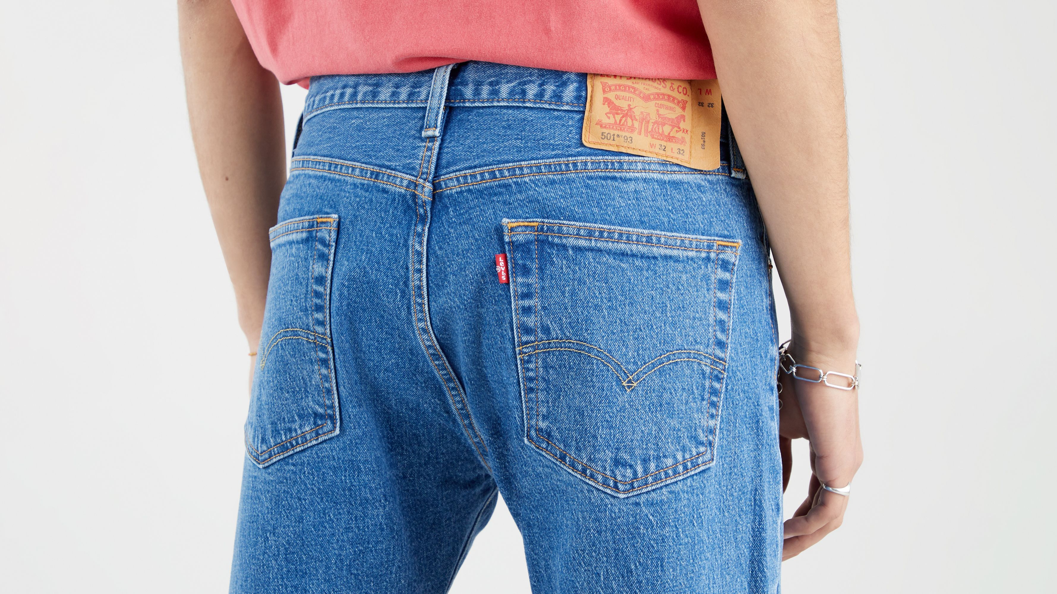 hoog Uitverkoop Penelope 501® '93 Straight Jeans - Blue | Levi's® HU