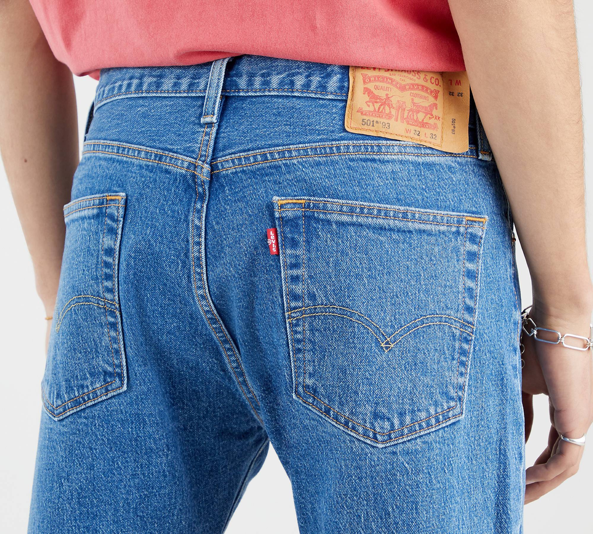 501® '93 Straight Jeans - Blue | Levi's® RO