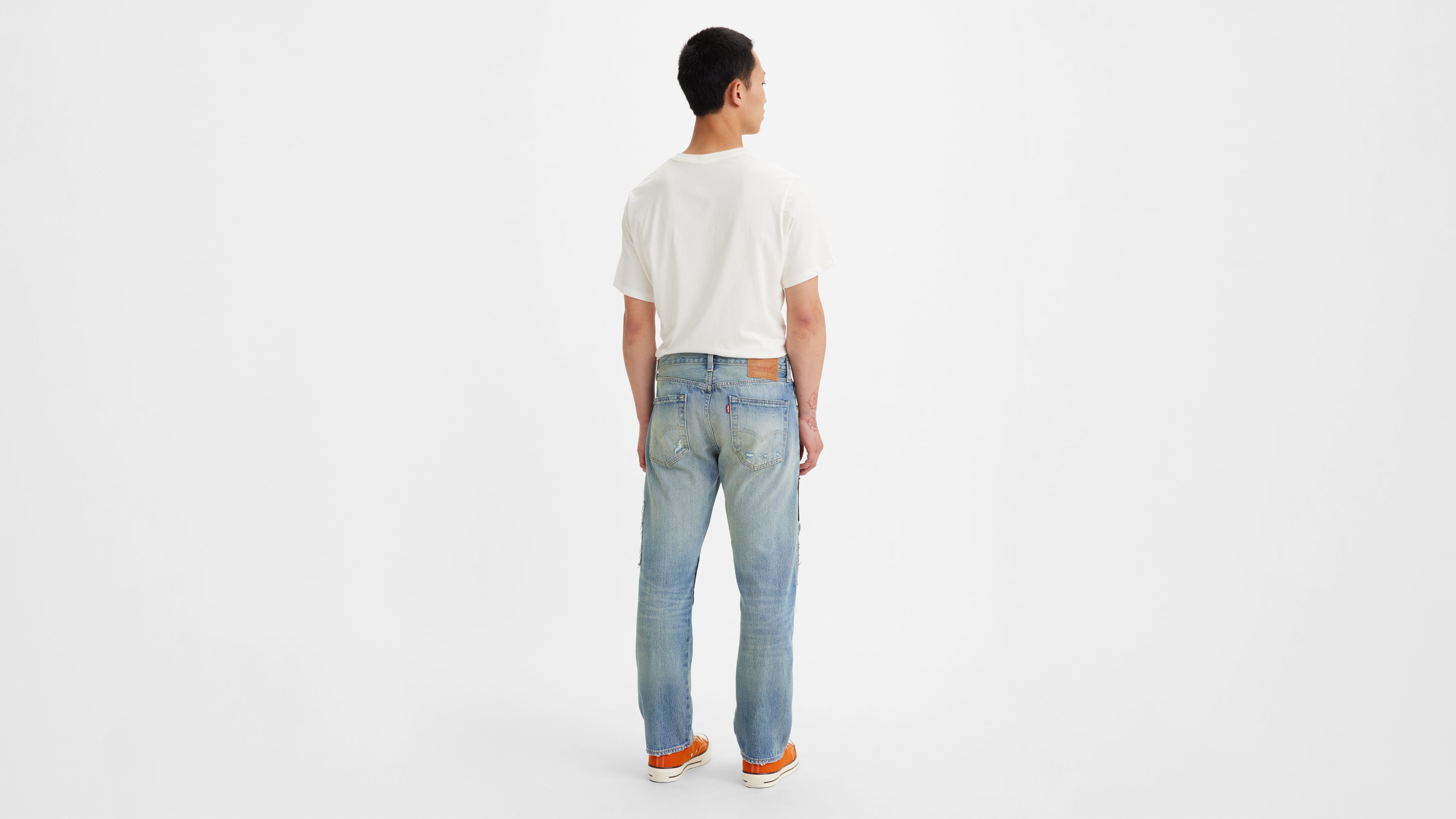 501® '93 Straight Fit Patchwork Men's Jeans - Medium Wash