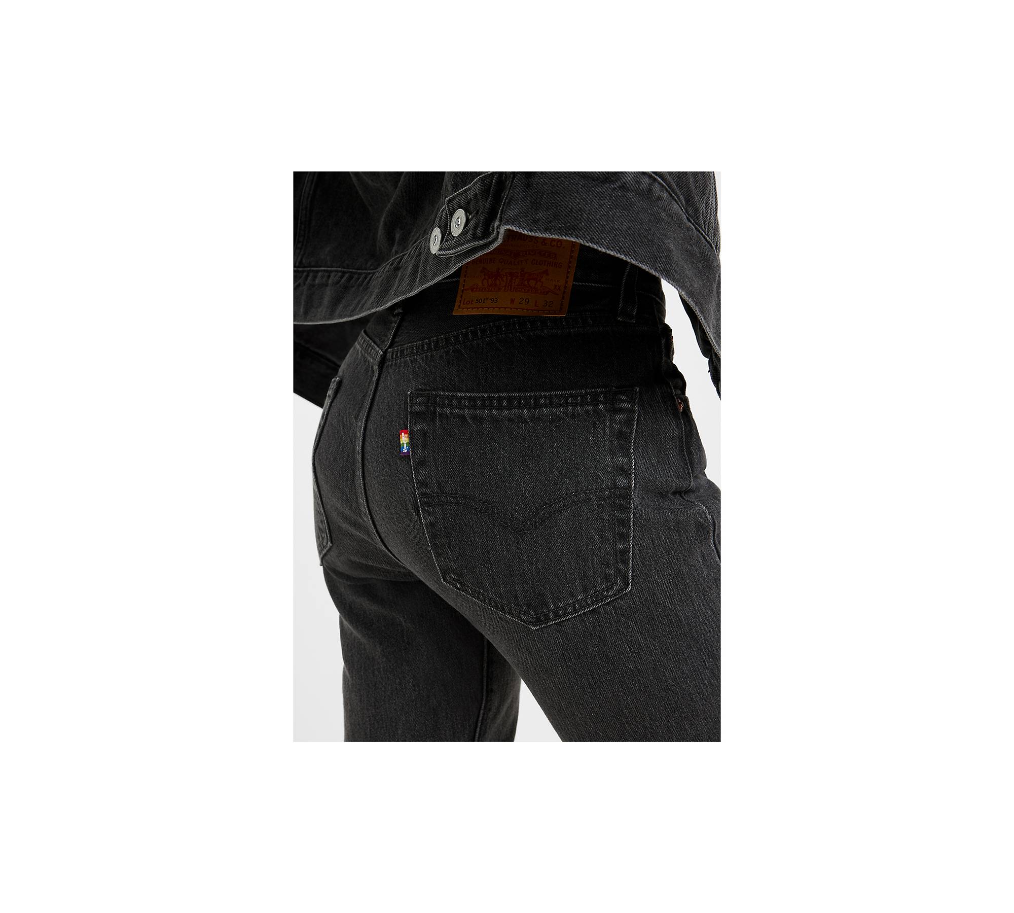 Levi's® Pride 501® '93 Straight Fit Jeans - Black | Levi's® US