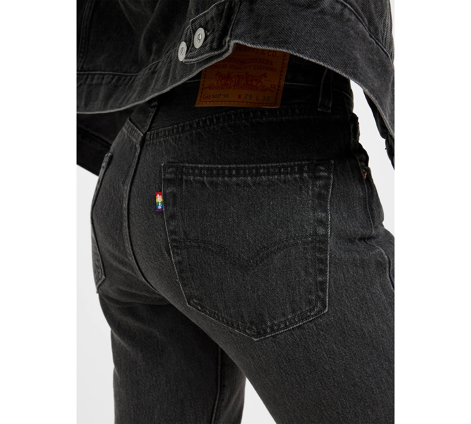 Levi's® Pride 501® '93 Straight Fit Jeans - Black | Levi's® CA