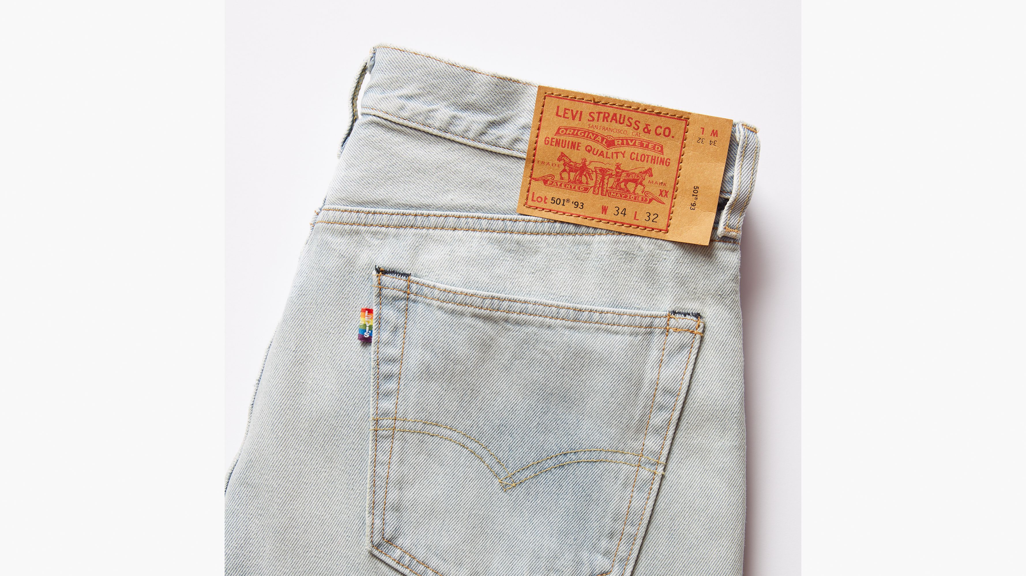 501® '93 Straight Jeans - Blue | Levi's® FR