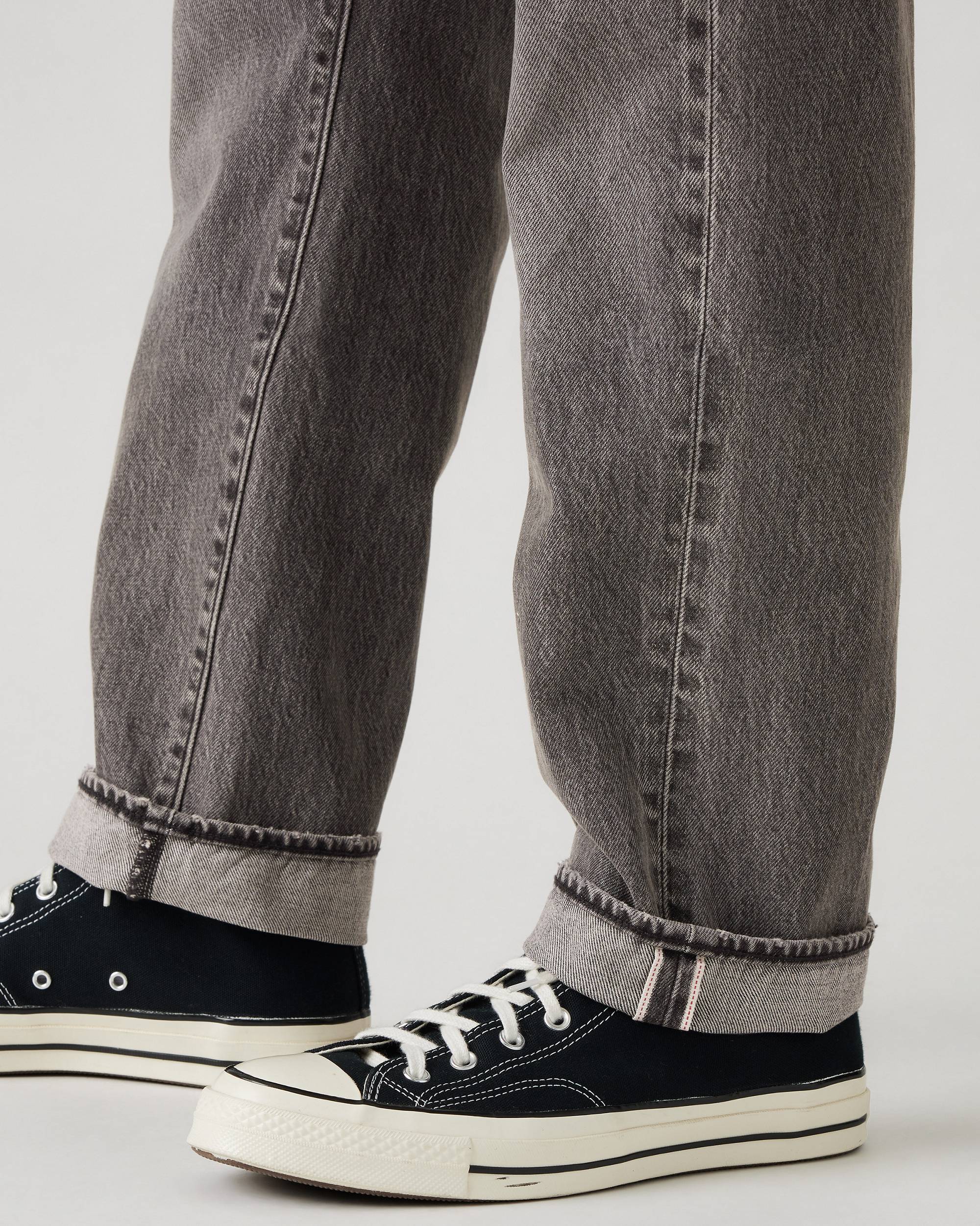 501® '93 Straight Fit Selvedge Men's Jeans - Black | Levi's® US 501® '93 Straight Fit Selvedge Men's Jeans - Black | Levi's® US