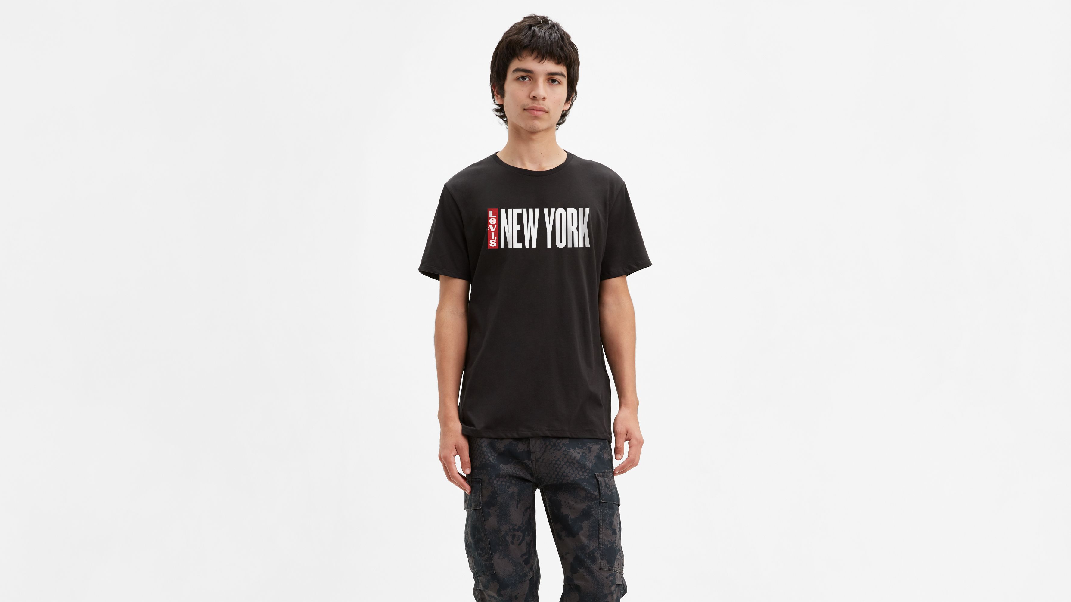 Levi's Boxtab New York Tee T-Shirt - Women's - Black L