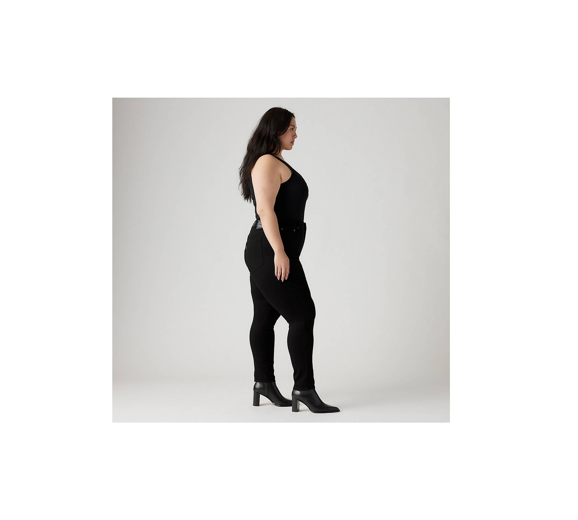 Plus Size Women's Skinny - Leg Yoga Dress Pants - High Waisted