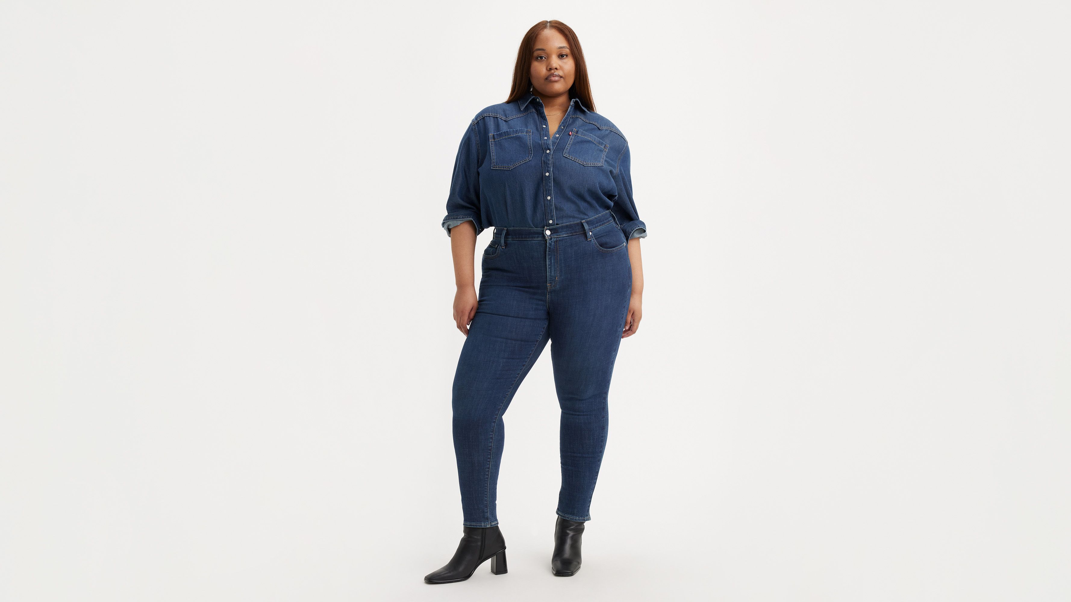 721 High Rise Skinny Women's Jeans (Plus Size